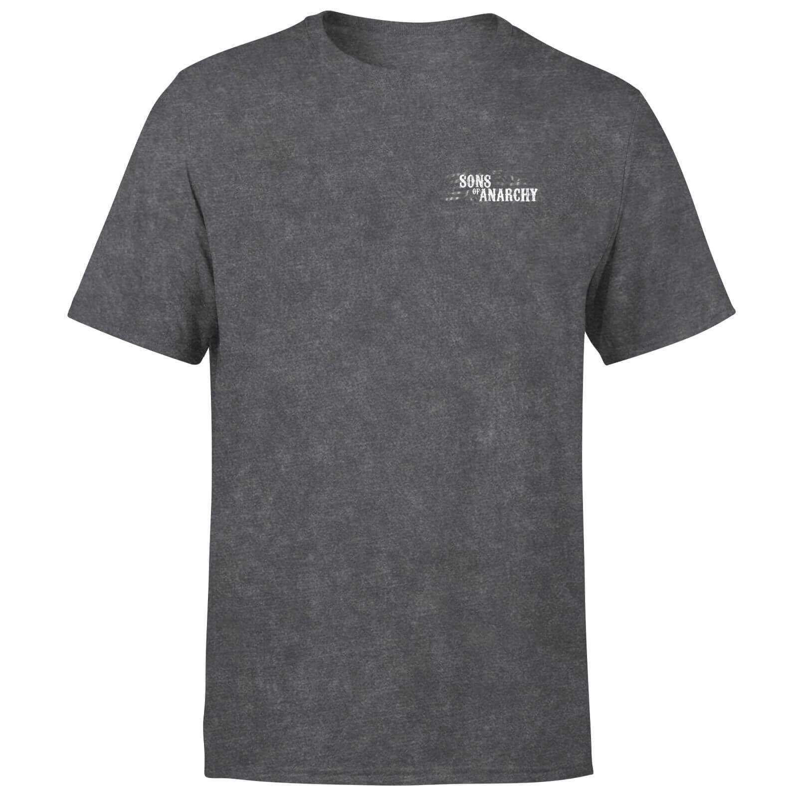 Sons of Anarchy Redwood Pocket Men's T-Shirt - Black Acid Wash - XXL - Black Acid Wash
