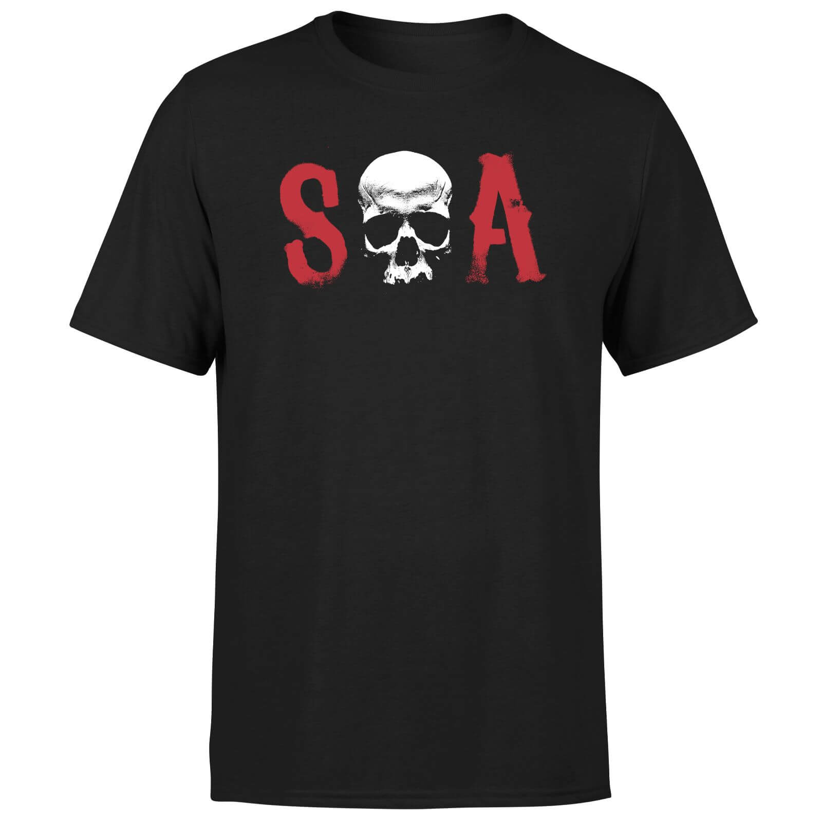 Sons of Anarchy SA Skull Men's T-Shirt - Black - S - Black