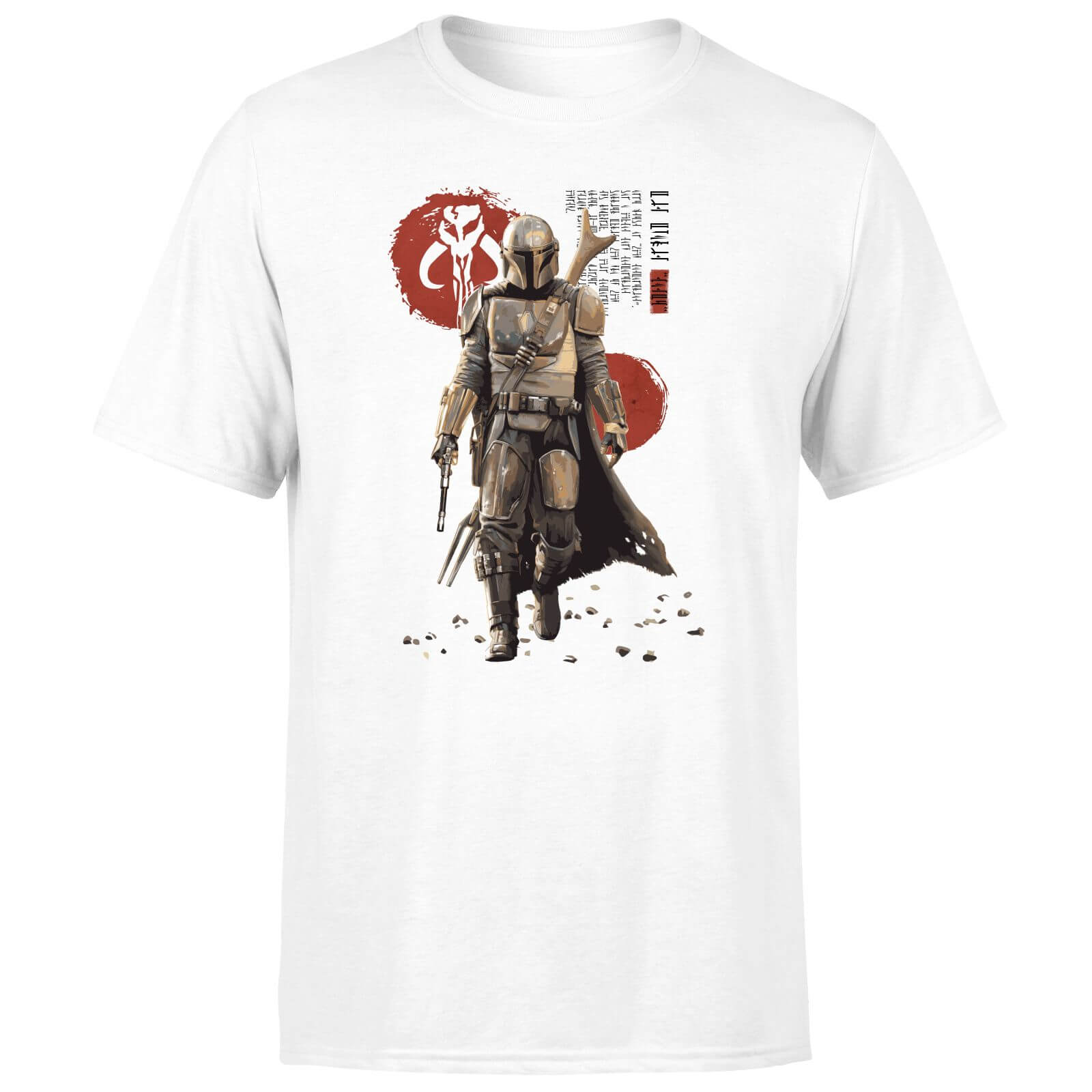 

Star Wars The Mandalorian Mando'a Script Men's T-Shirt - White - M