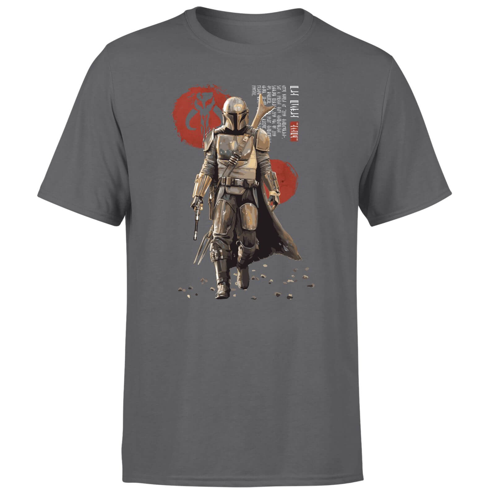 

Star Wars The Mandalorian Mando'a Script Men's T-Shirt - Charcoal - XXL