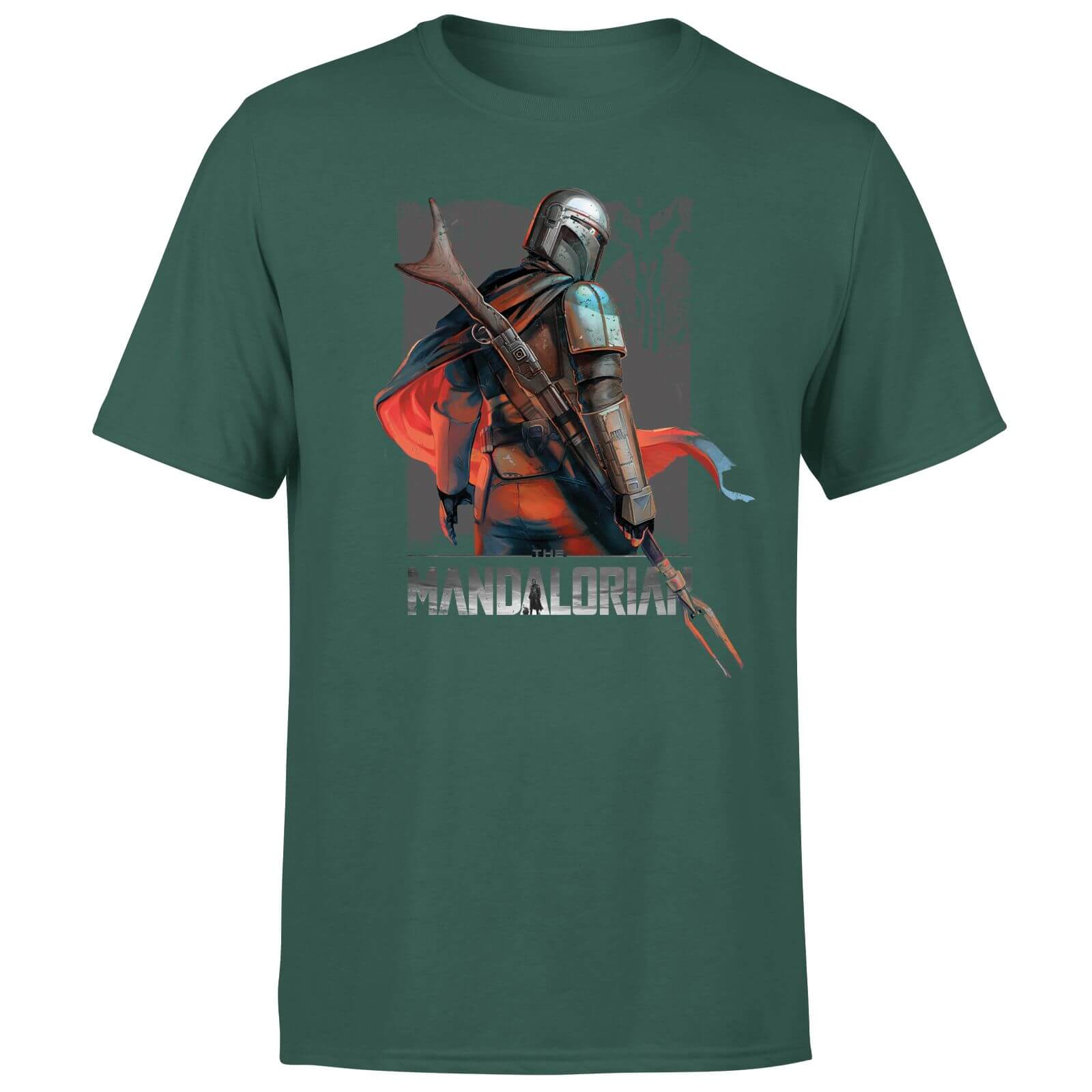 Star Wars The Mandalorian Colour Edit Men's T-Shirt - Green - M