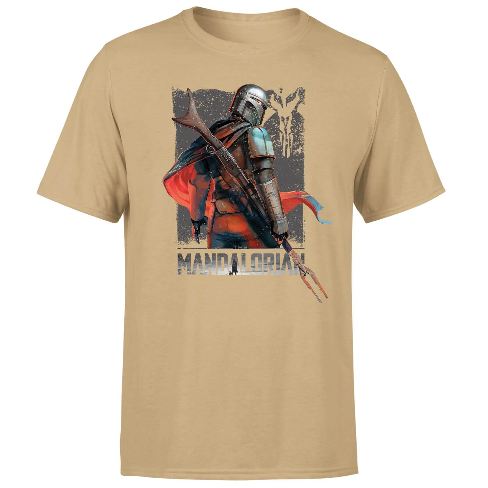 

Star Wars The Mandalorian Colour Edit Men's T-Shirt - Tan - S