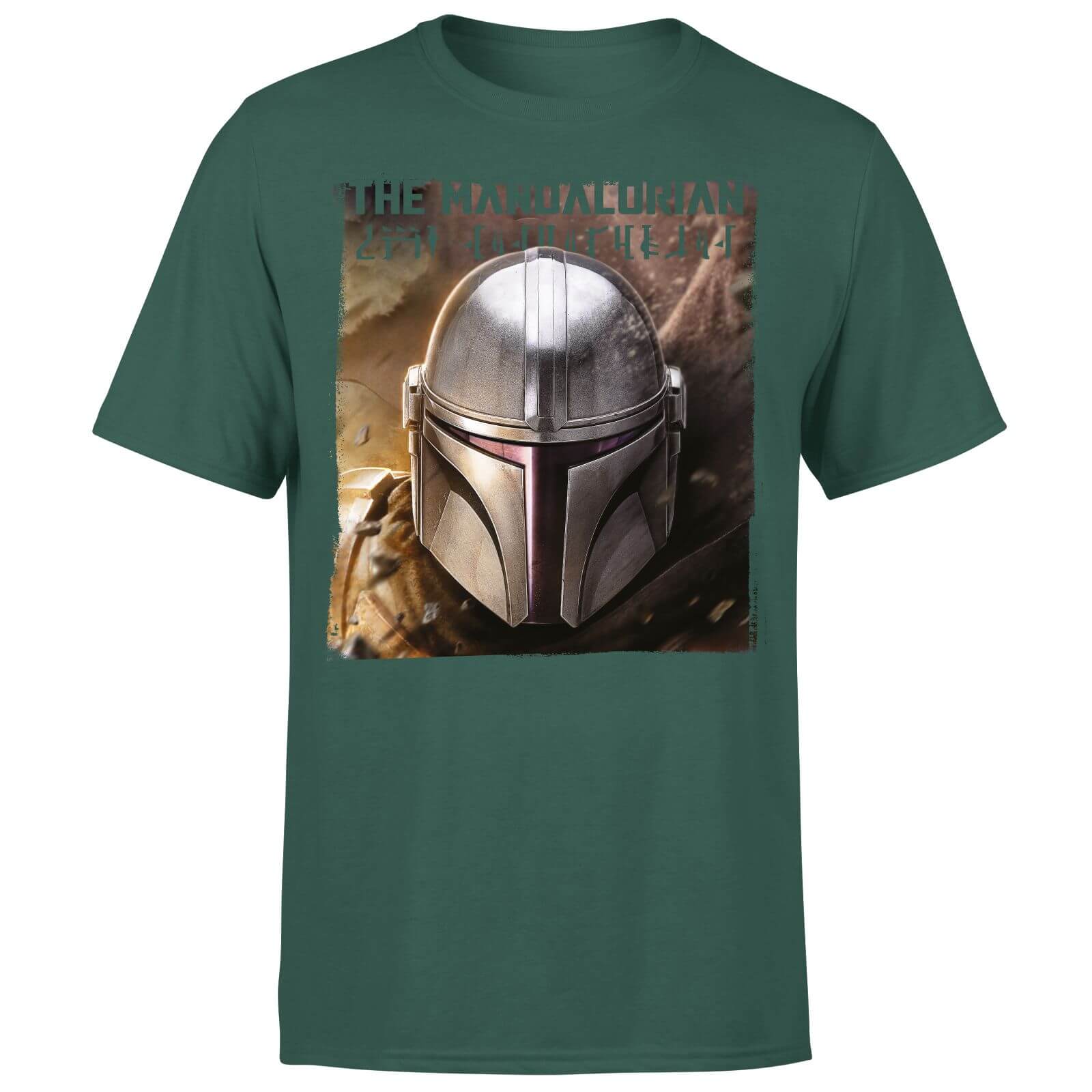 Star Wars The Mandalorian Focus Men's T-Shirt - Green - S