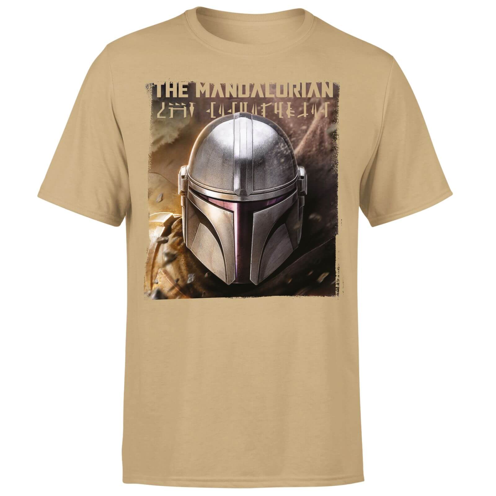 

Star Wars The Mandalorian Focus Men's T-Shirt - Tan - L