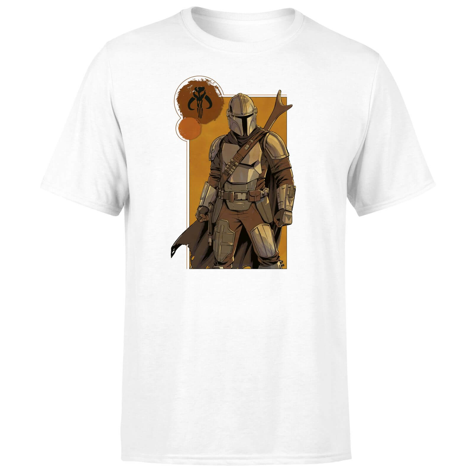 

Star Wars The Mandalorian Composition Men's T-Shirt - White - XXL