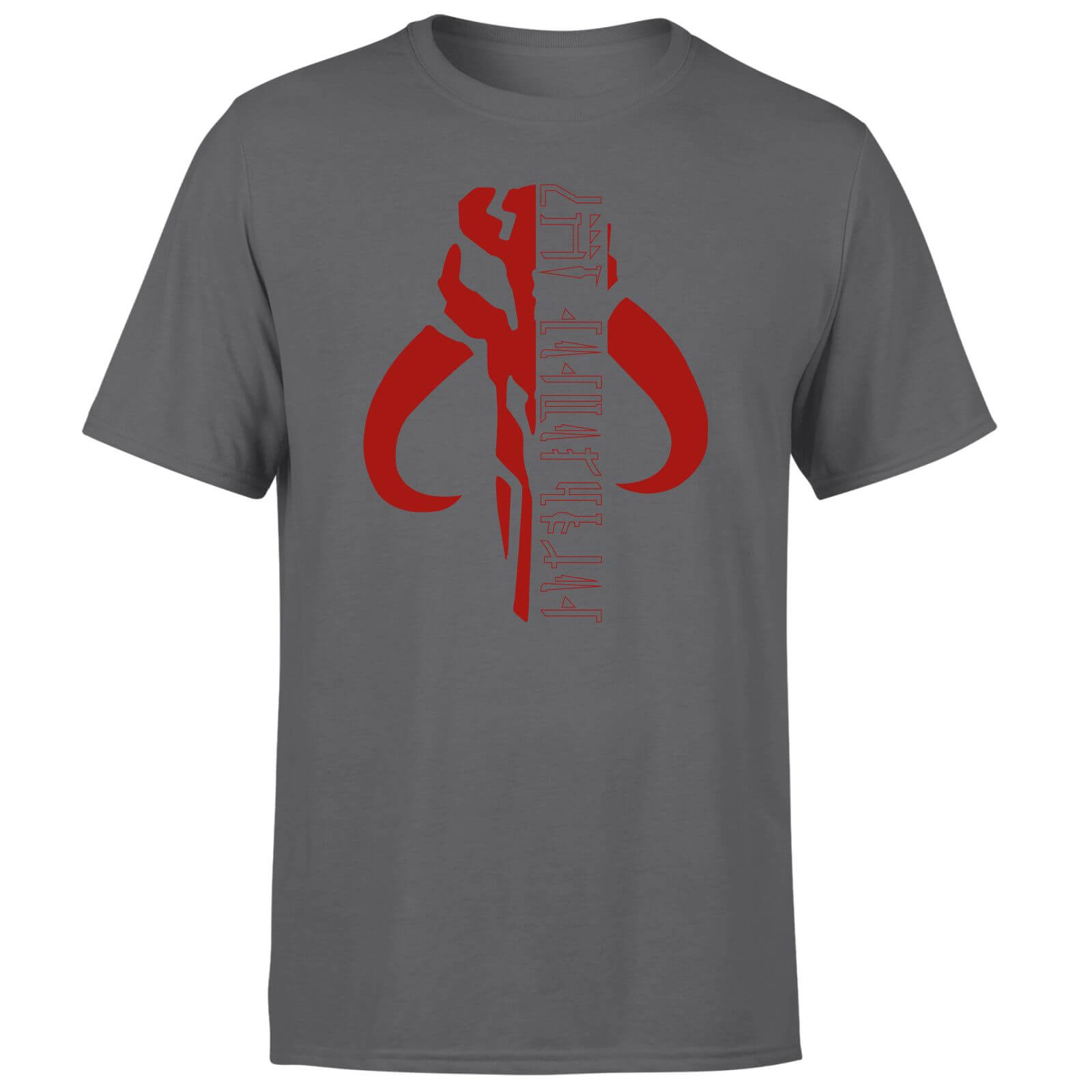 Star Wars The Mandalorian Mando Badge Men's T-Shirt - Charcoal - XXL
