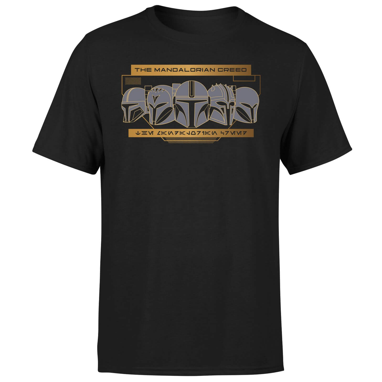 

Star Wars The Mandalorian Creed Men's T-Shirt - Black - L
