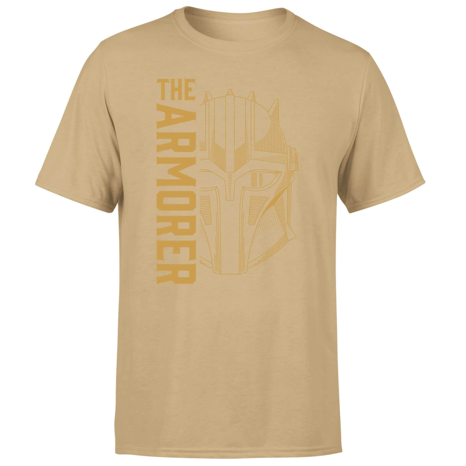 Star Wars The Mandalorian The Armorer Men's T-Shirt - Tan - S