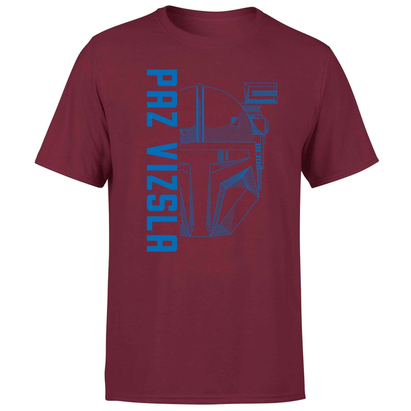 Star Wars The Mandalorian Paz Vizsla Men's T-Shirt - Burgundy - S