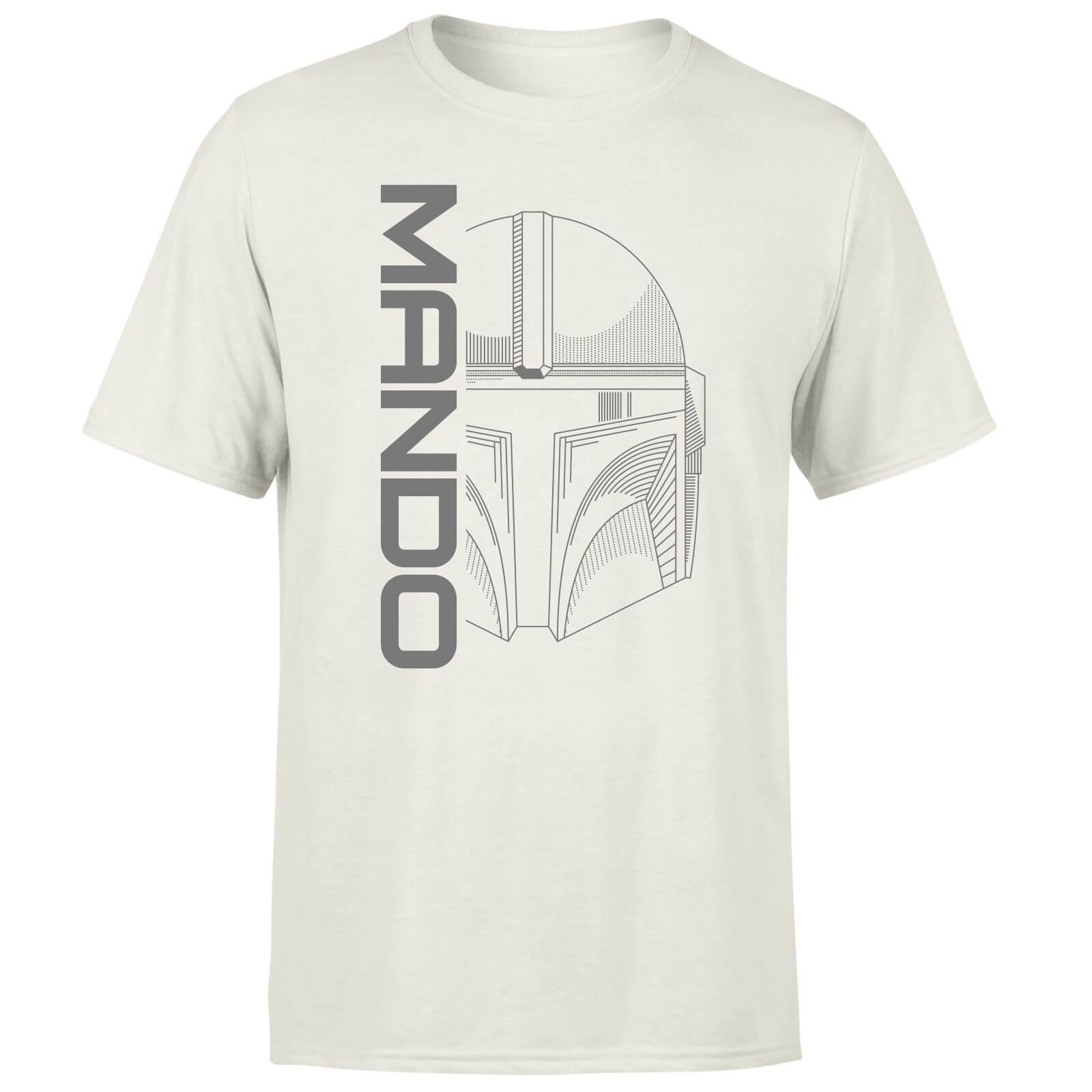 Star Wars The Mandalorian Mando Men's T-Shirt - Cream - XXL