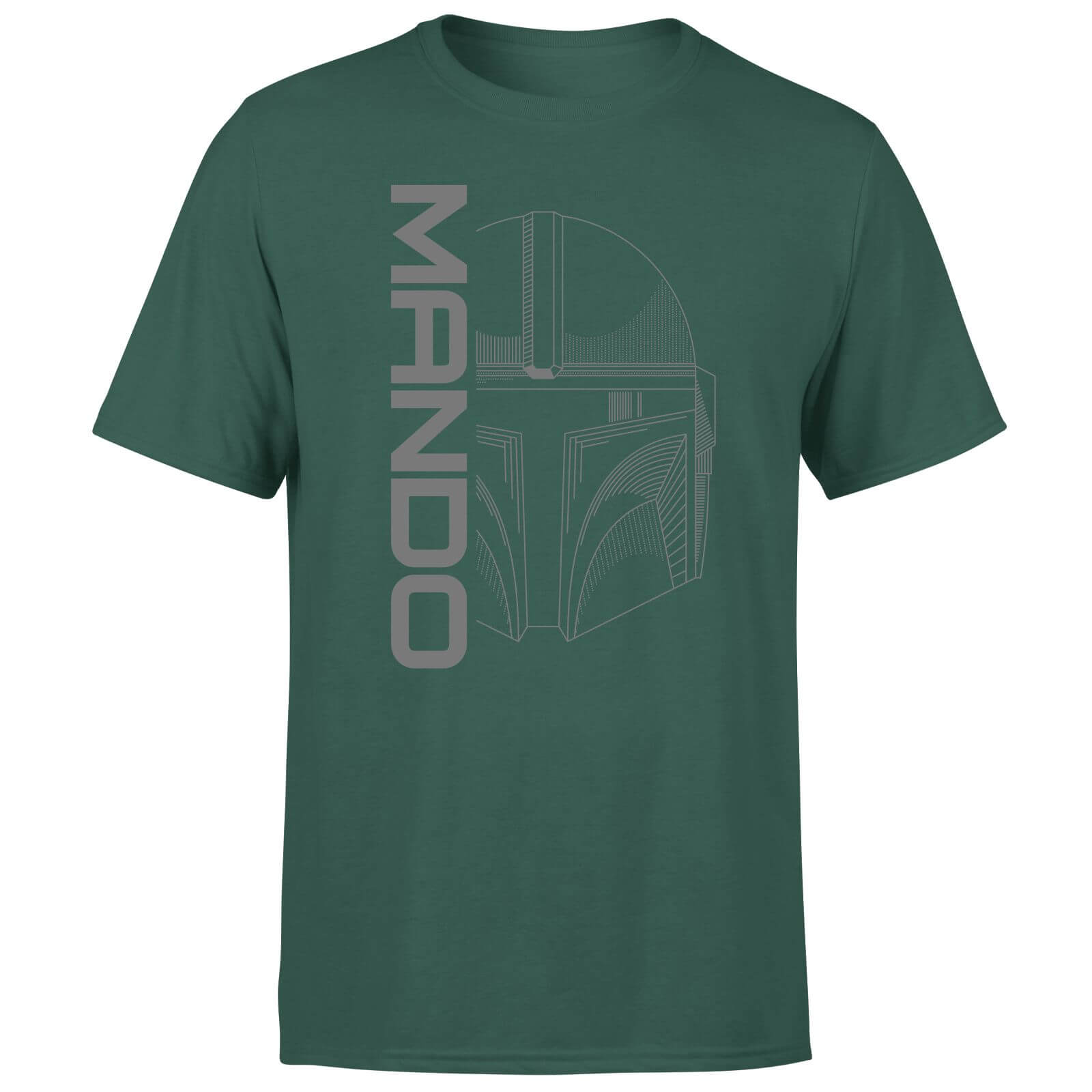 Star Wars The Mandalorian Mando Men's T-Shirt - Green - XL