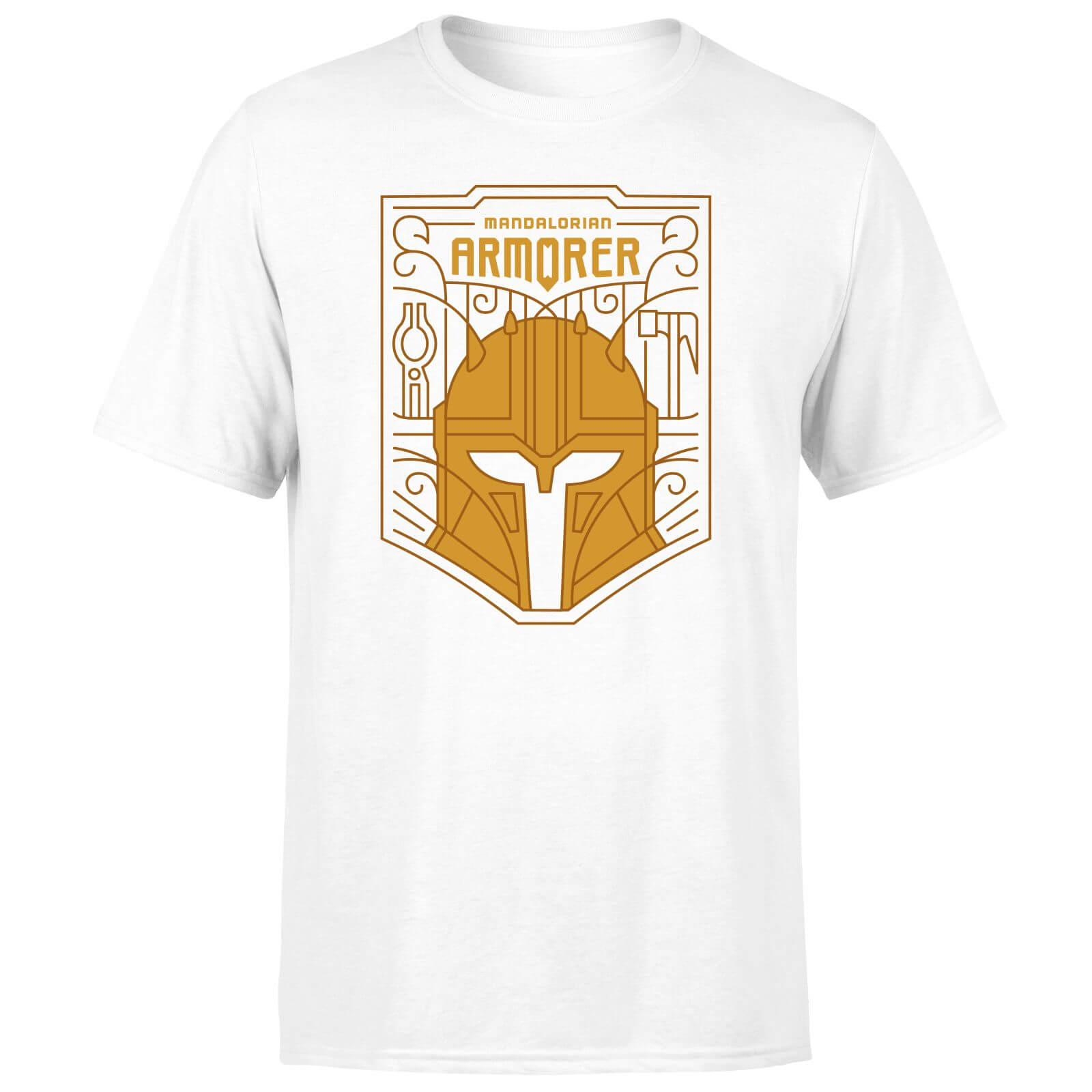 Star Wars The Mandalorian The Armorer Badge Men's T-Shirt - White - M