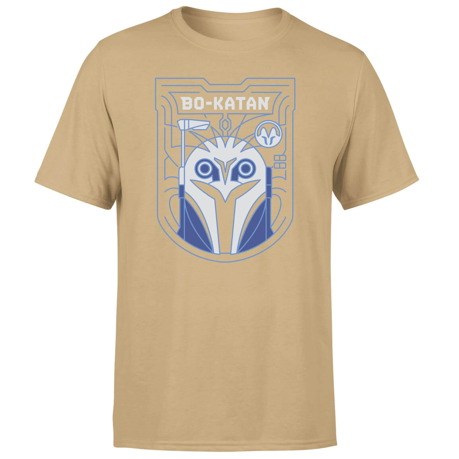 

Star Wars The Mandalorian Bo-Katan Badge Men's T-Shirt - Tan - XXL