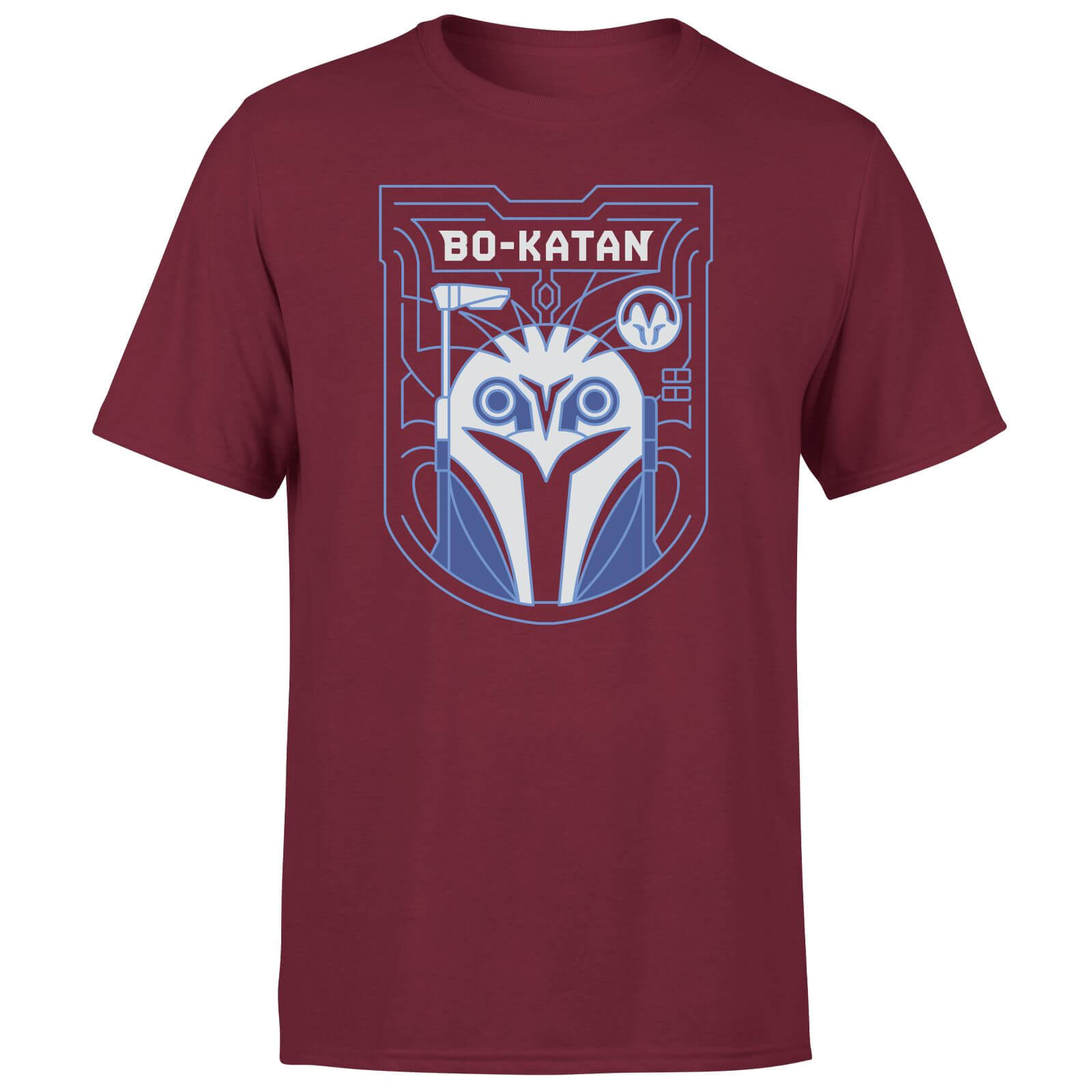 

Star Wars The Mandalorian Bo-Katan Badge Men's T-Shirt - Burgundy - M