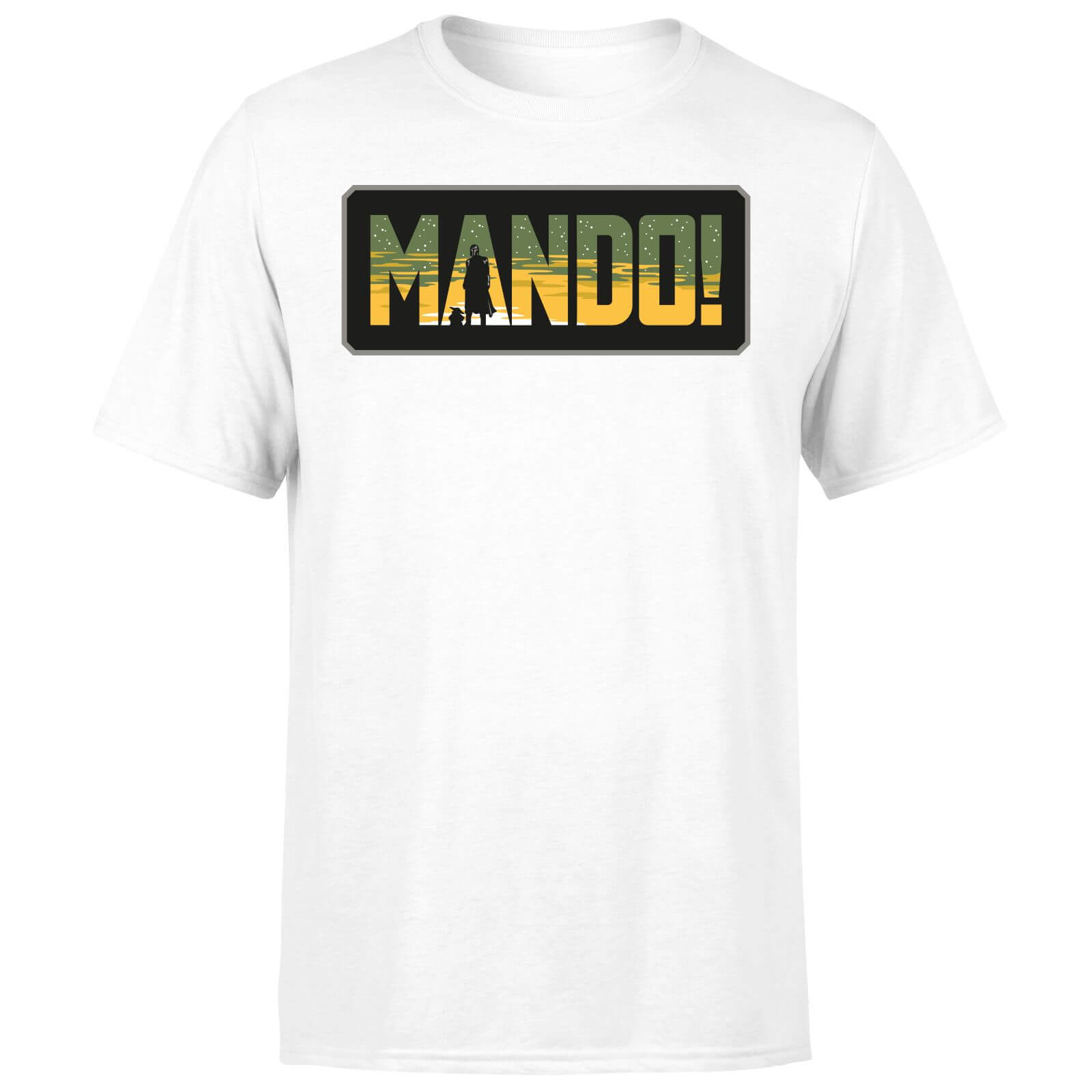 Star Wars The Mandalorian Mando! Men's T-Shirt - White - XXL