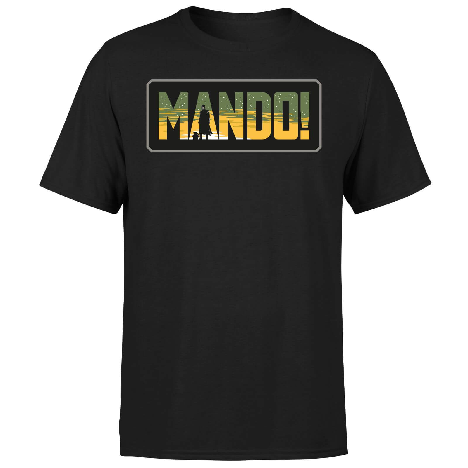 Star Wars The Mandalorian Mando! Men's T-Shirt - Black - XL