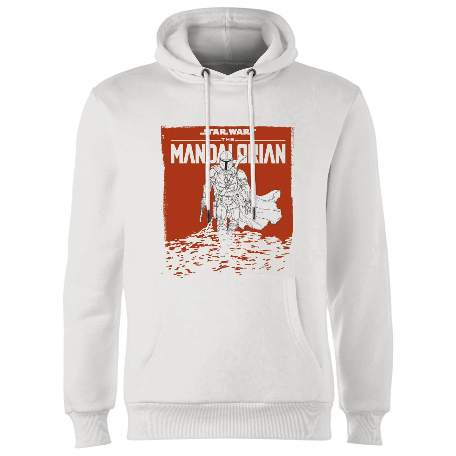 Star Wars The Mandalorian Storm Hoodie - White - M