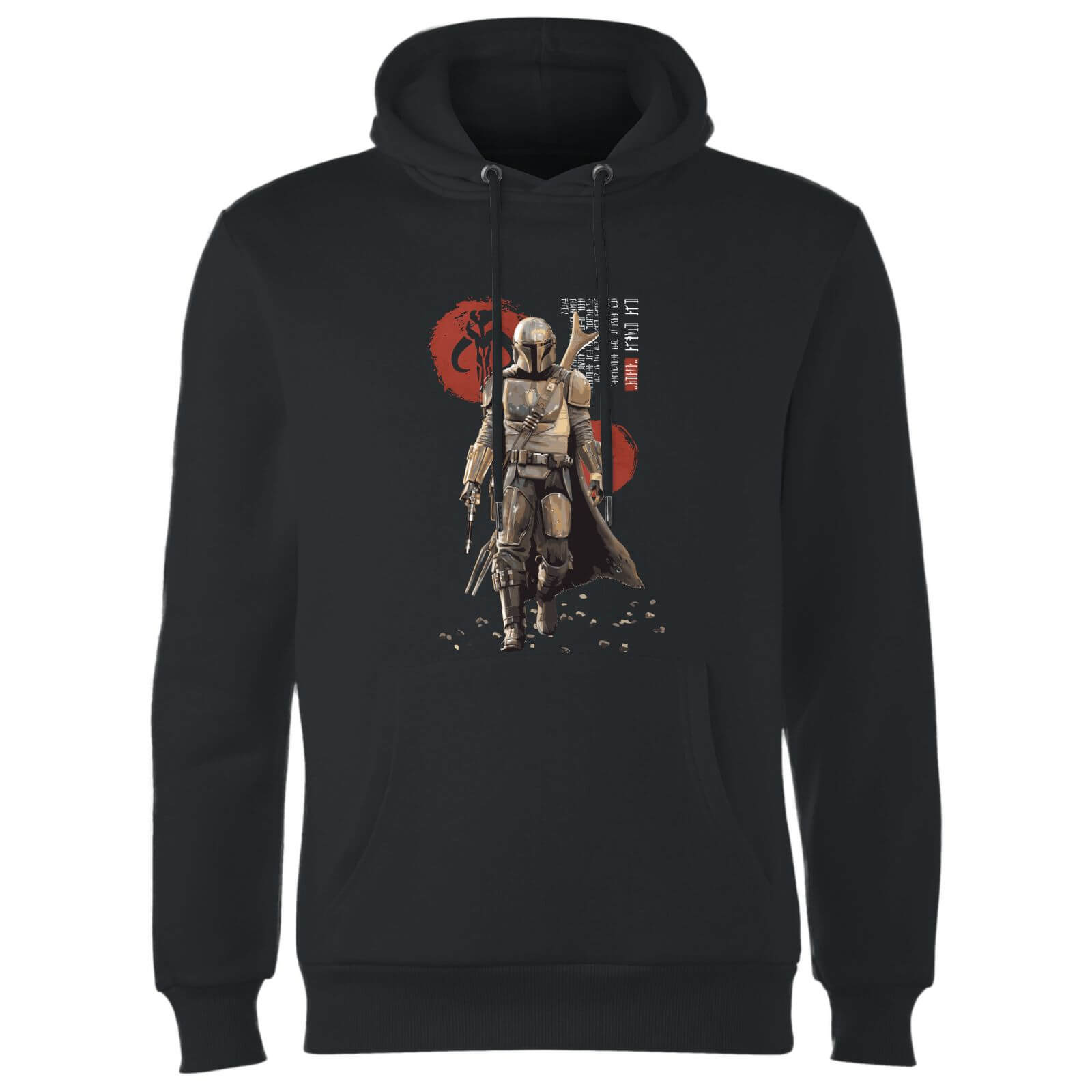 

Star Wars The Mandalorian Mando'a Script Hoodie - Black - L