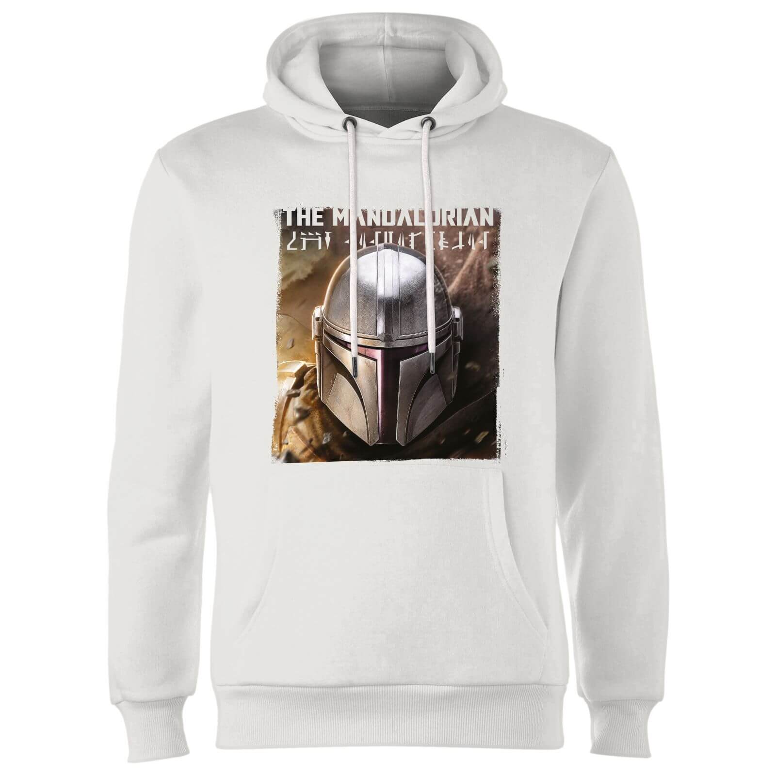 

Star Wars The Mandalorian Focus Hoodie - White - M