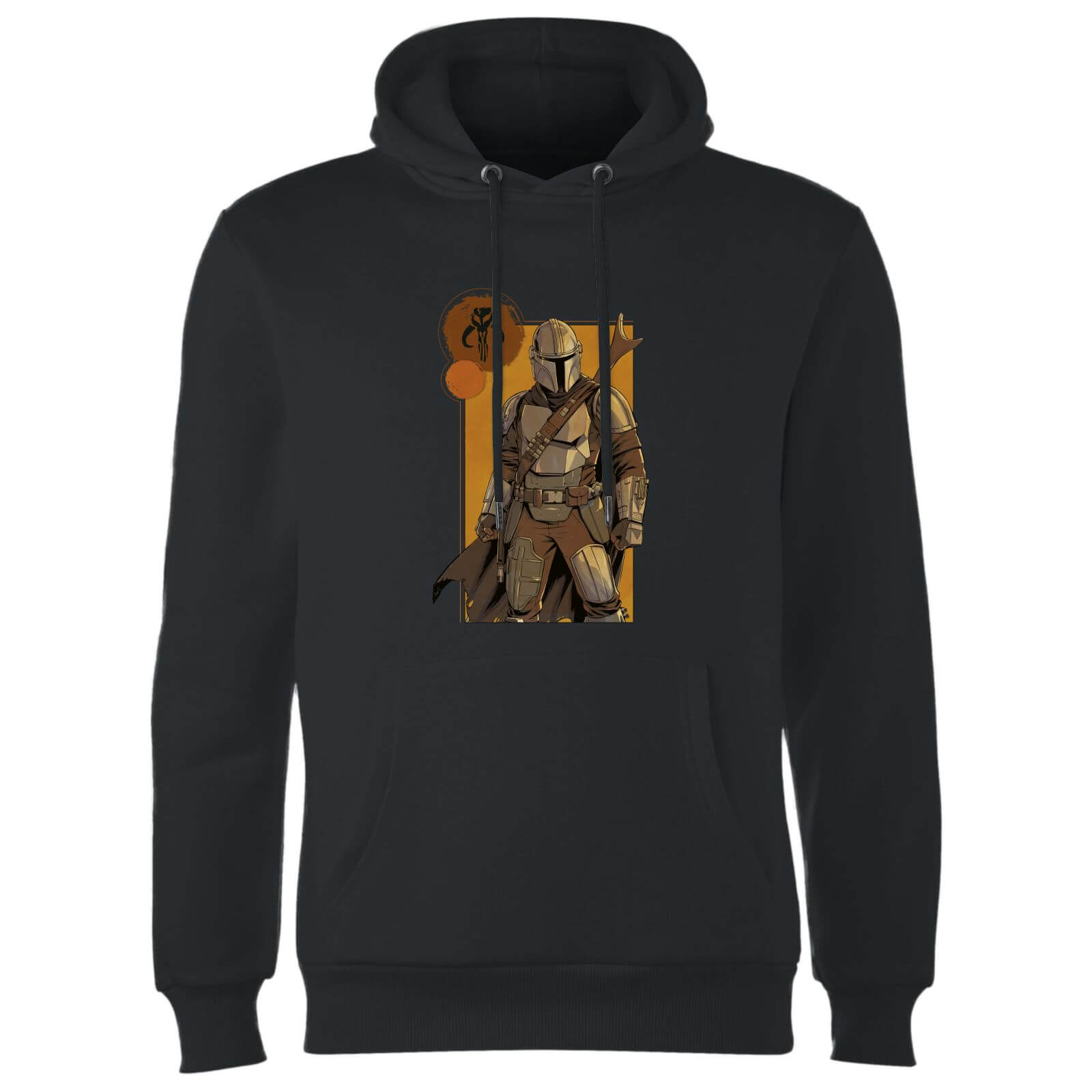 Star Wars The Mandalorian Composition Hoodie - Black - XXL