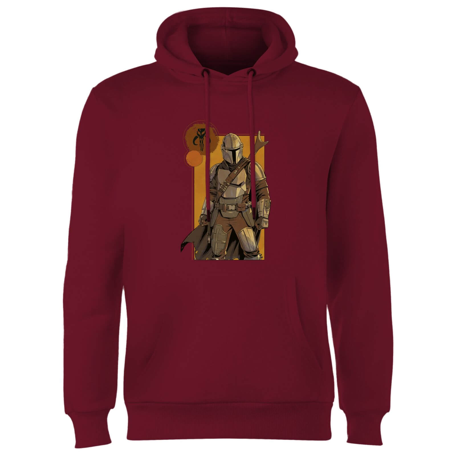 

Star Wars The Mandalorian Composition Hoodie - Burgundy - XXL