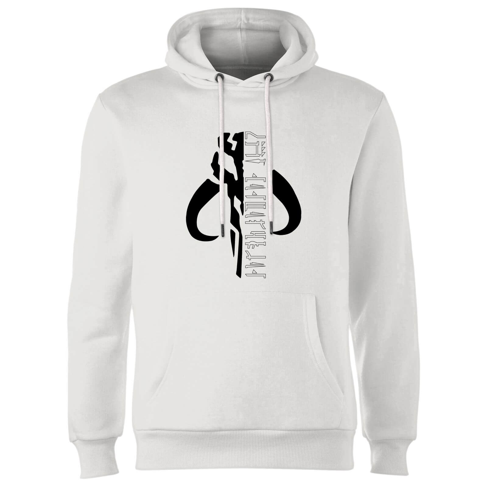 Star Wars The Mandalorian Mando Badge Hoodie - White - XL