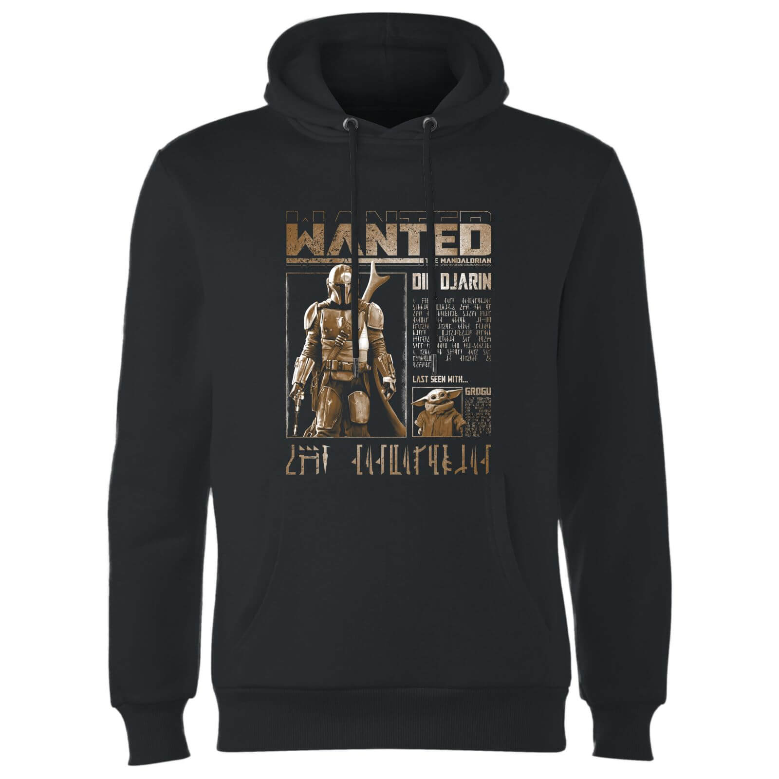 

Star Wars The Mandalorian Wanted Hoodie - Black - XXL