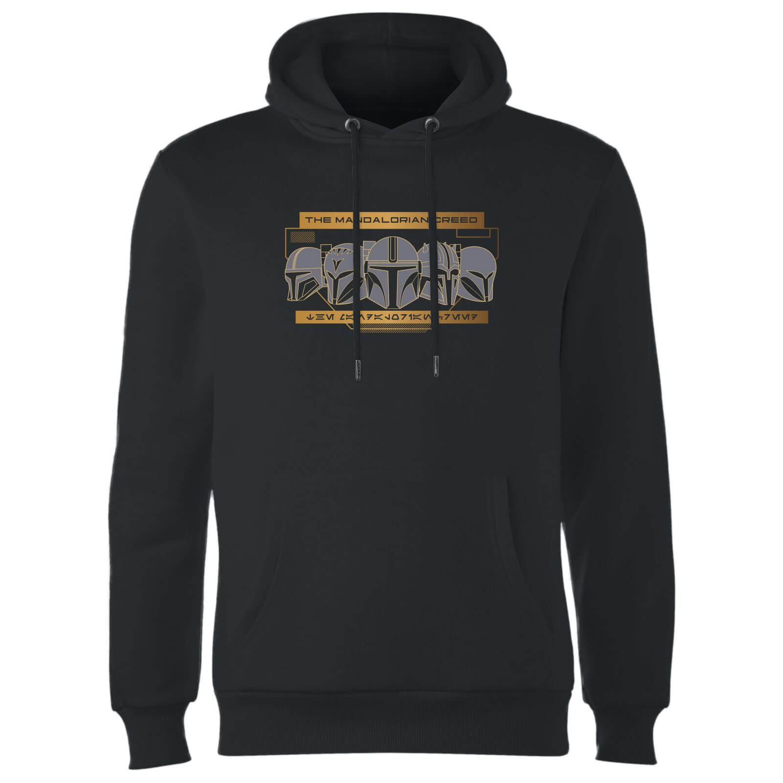 Star Wars The Mandalorian Creed Hoodie - Black - M