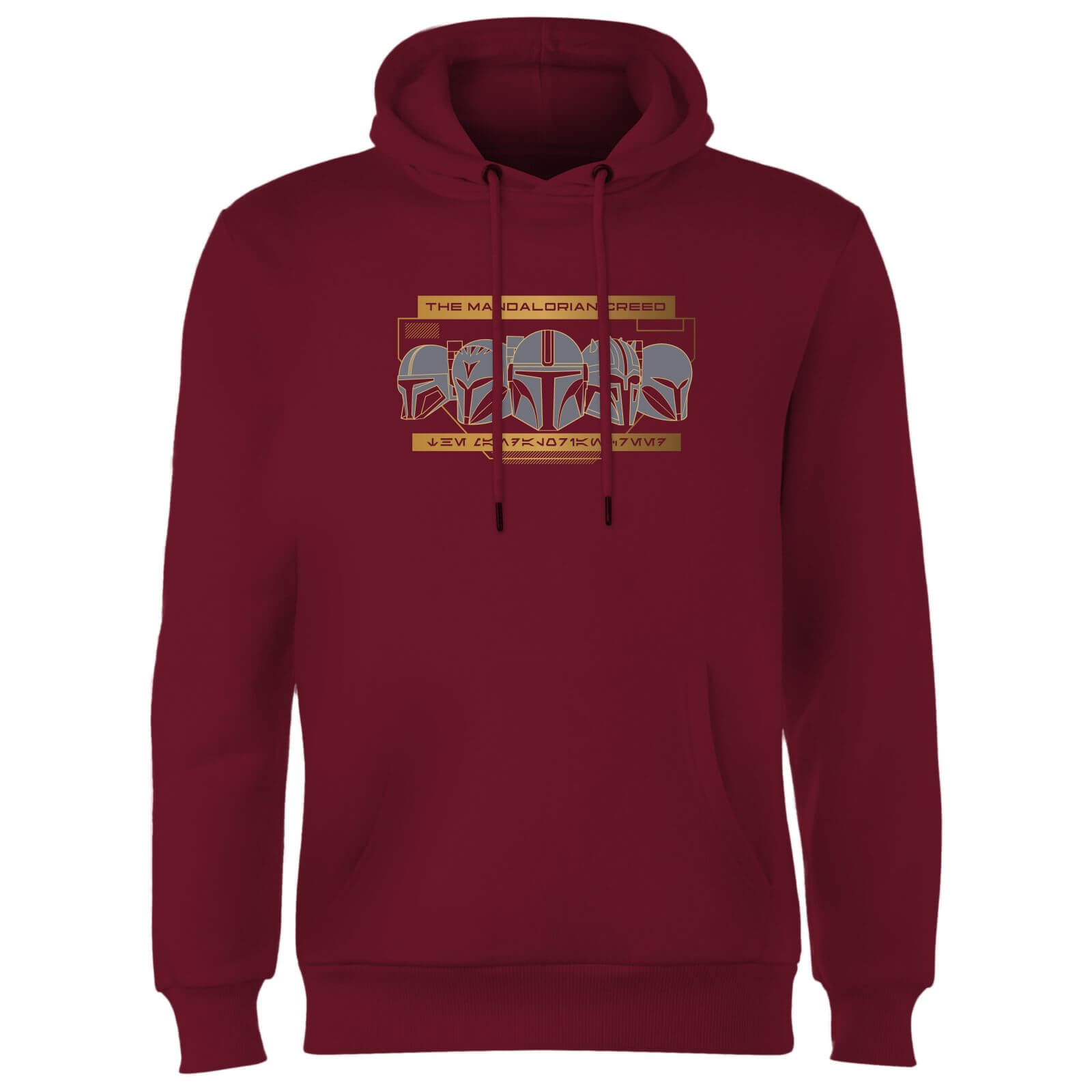 

Star Wars The Mandalorian Creed Hoodie - Burgundy - XL