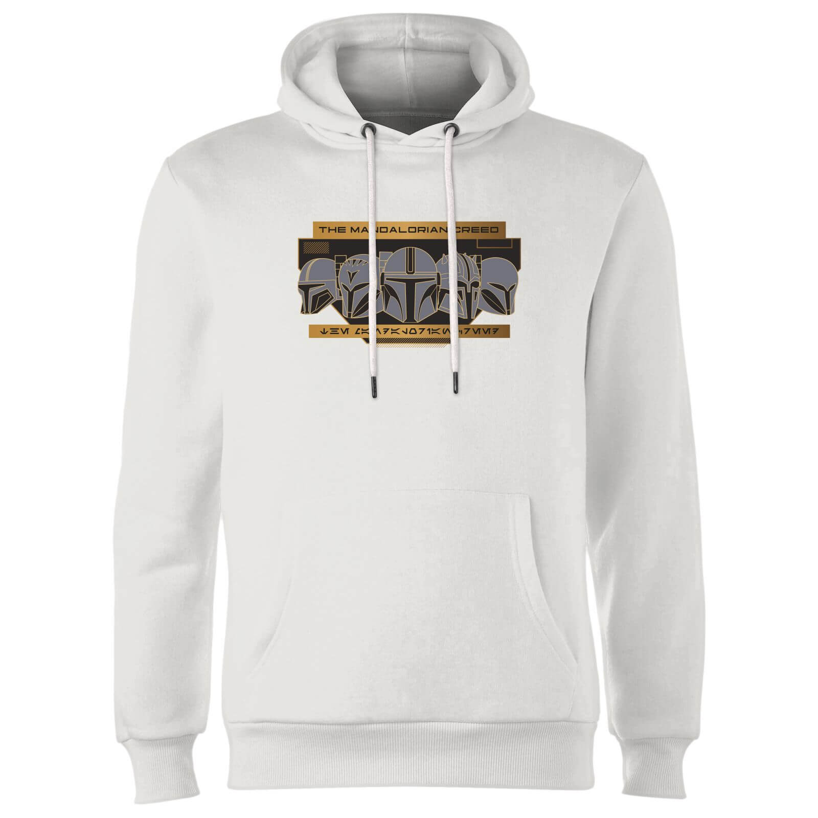 

Star Wars The Mandalorian Creed Hoodie - White - M