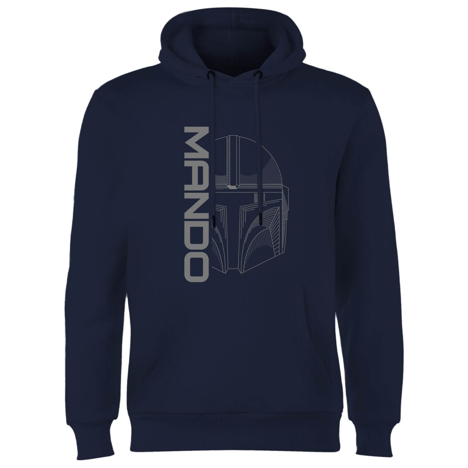 Star Wars The Mandalorian Mando Hoodie - Navy - S