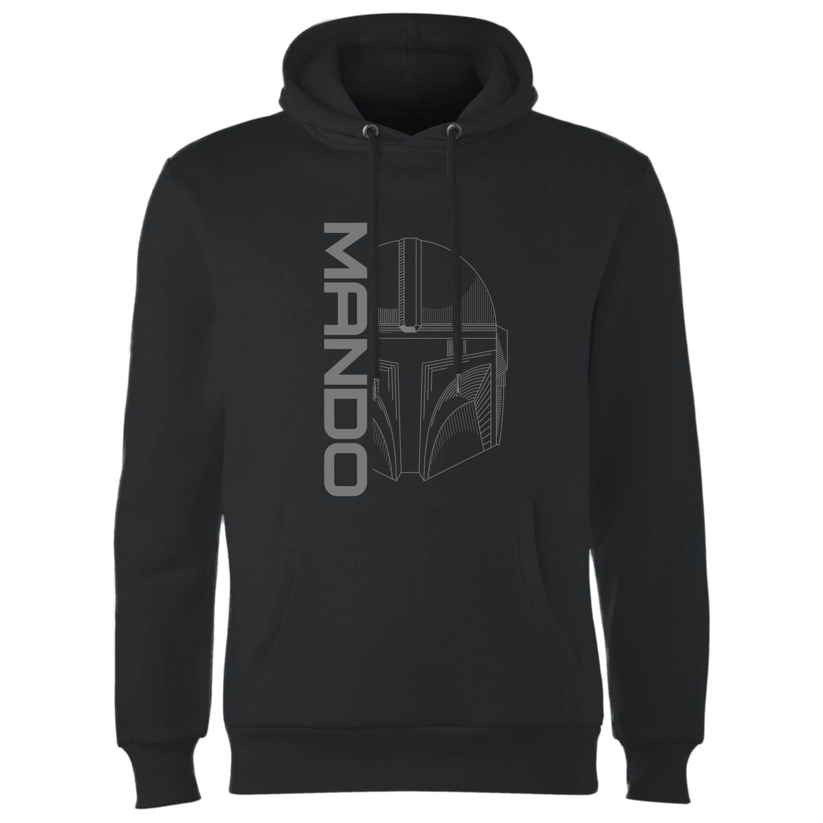 Star Wars The Mandalorian Mando Hoodie - Black - XL