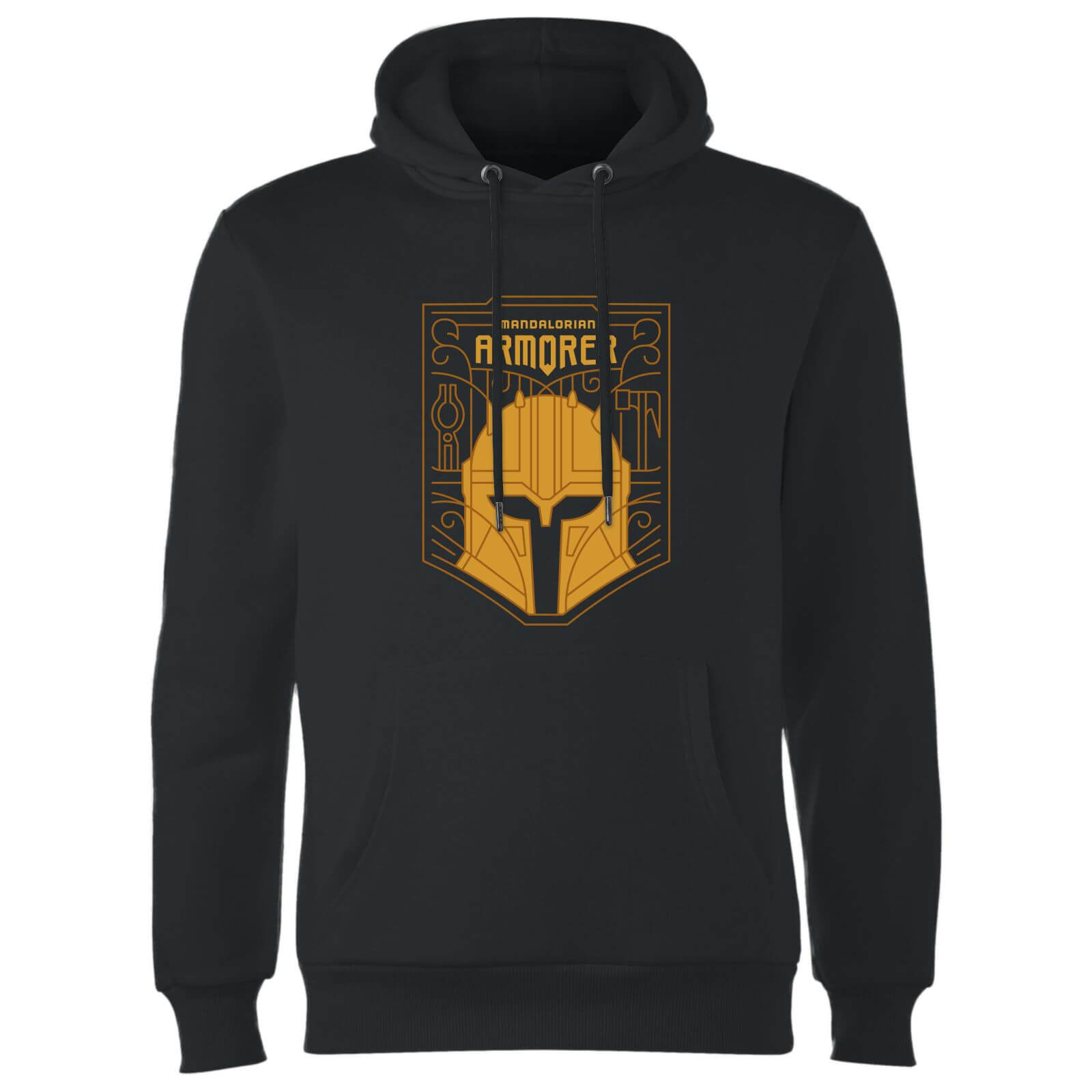Star Wars The Mandalorian The Armorer Badge Hoodie - Black - XL
