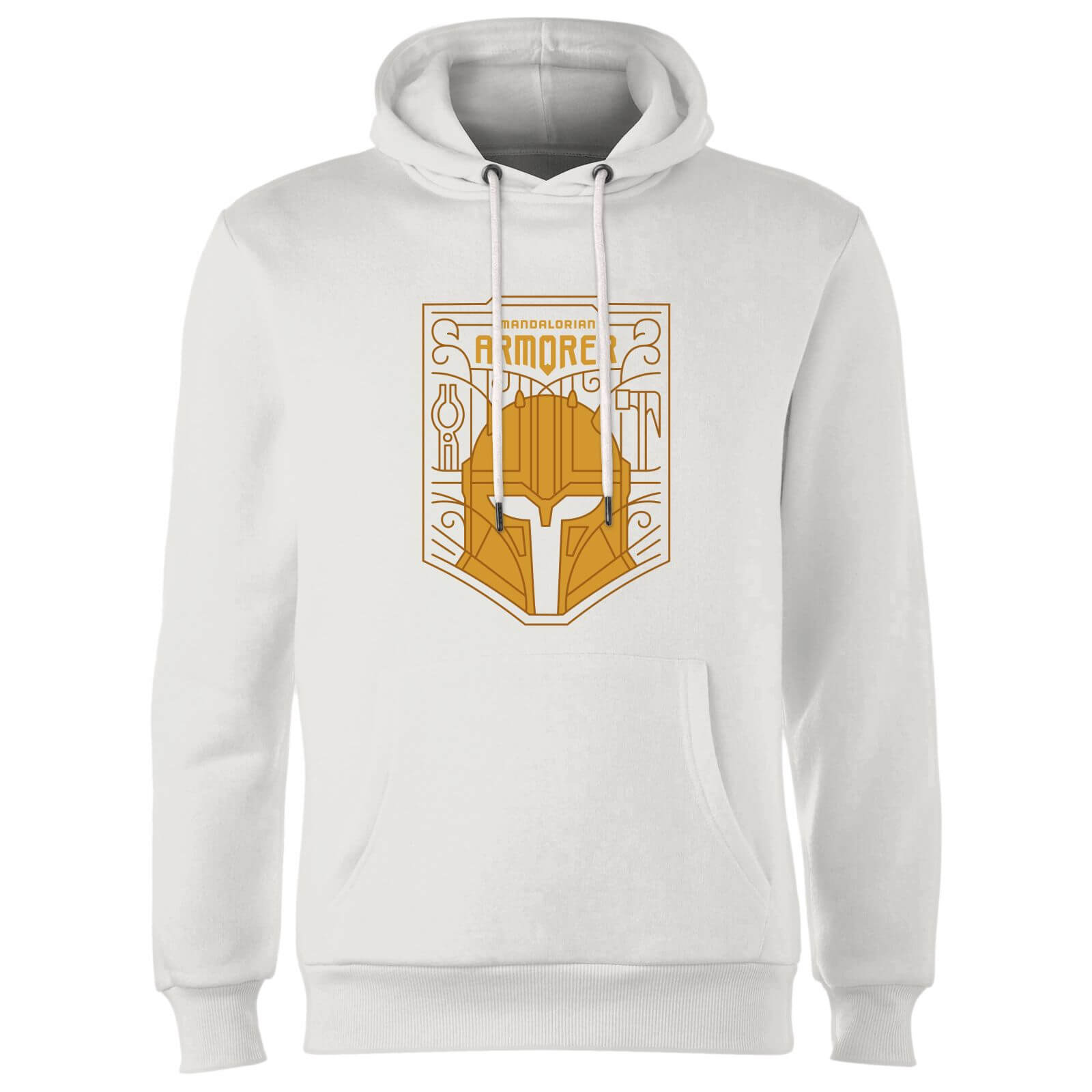 Star Wars The Mandalorian The Armorer Badge Hoodie - White - M