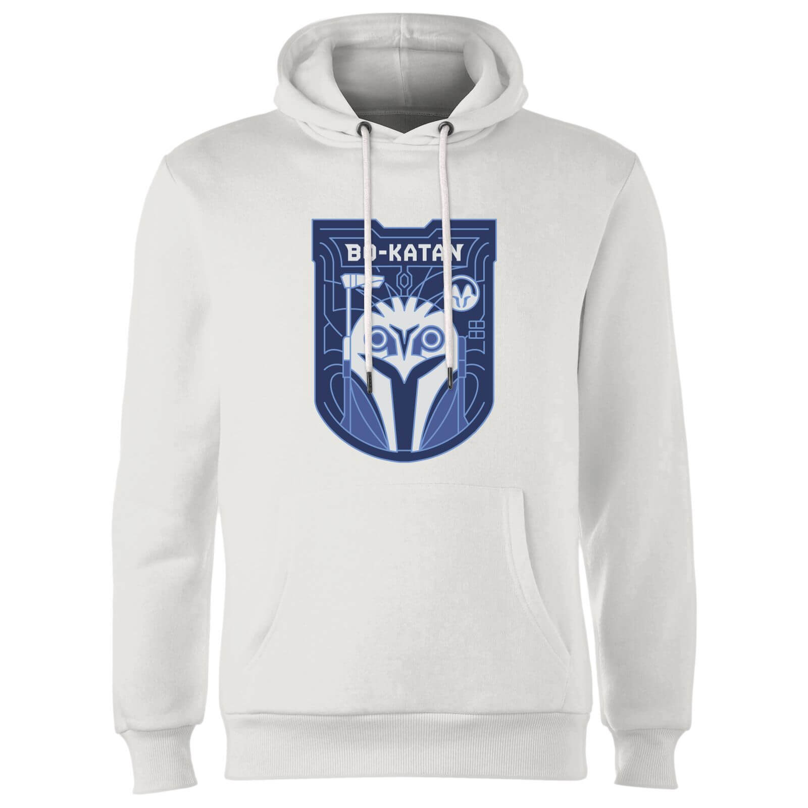 Star Wars The Mandalorian Bo-Katan Badge Hoodie - White - XL