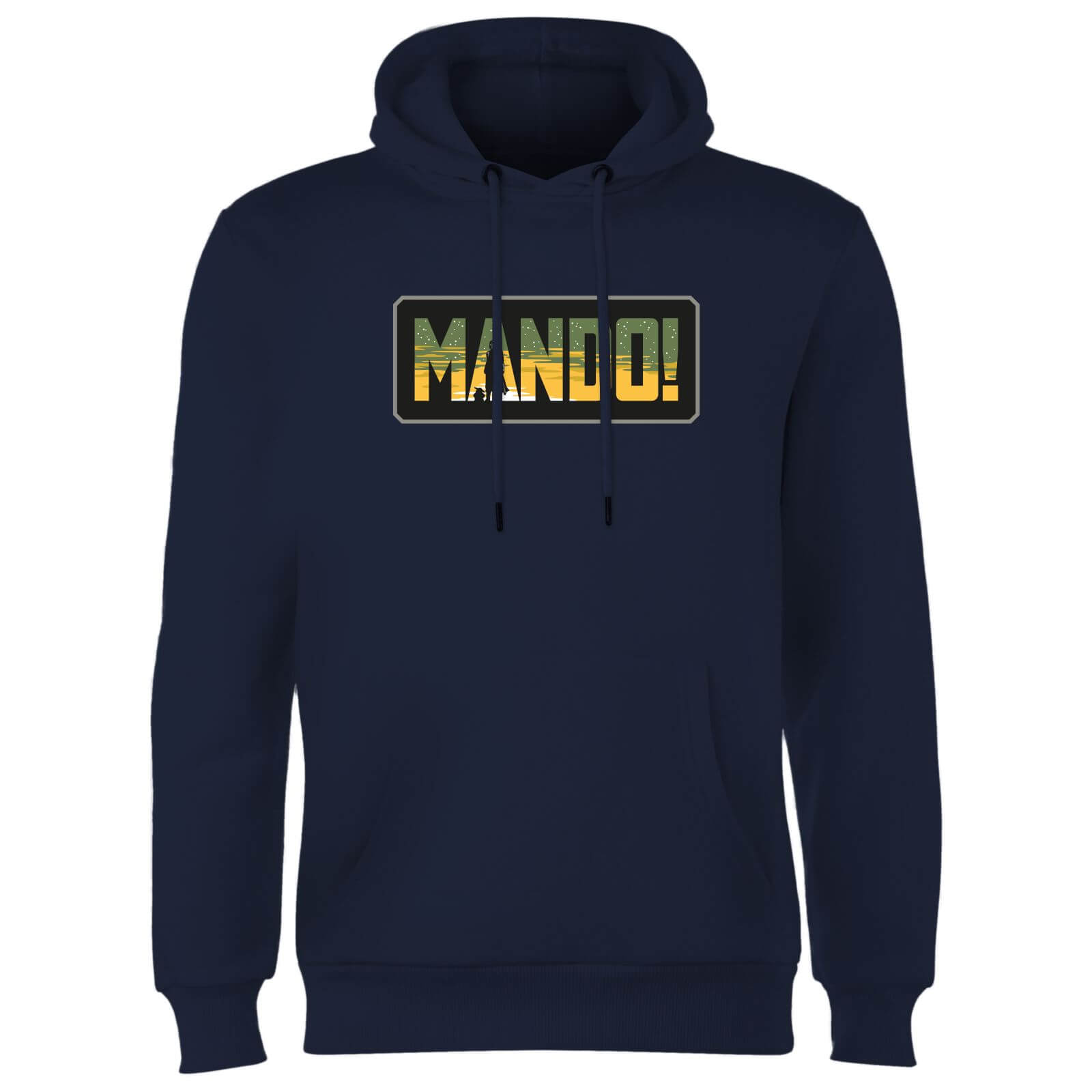 Star Wars The Mandalorian Mando! Hoodie - Navy - XL