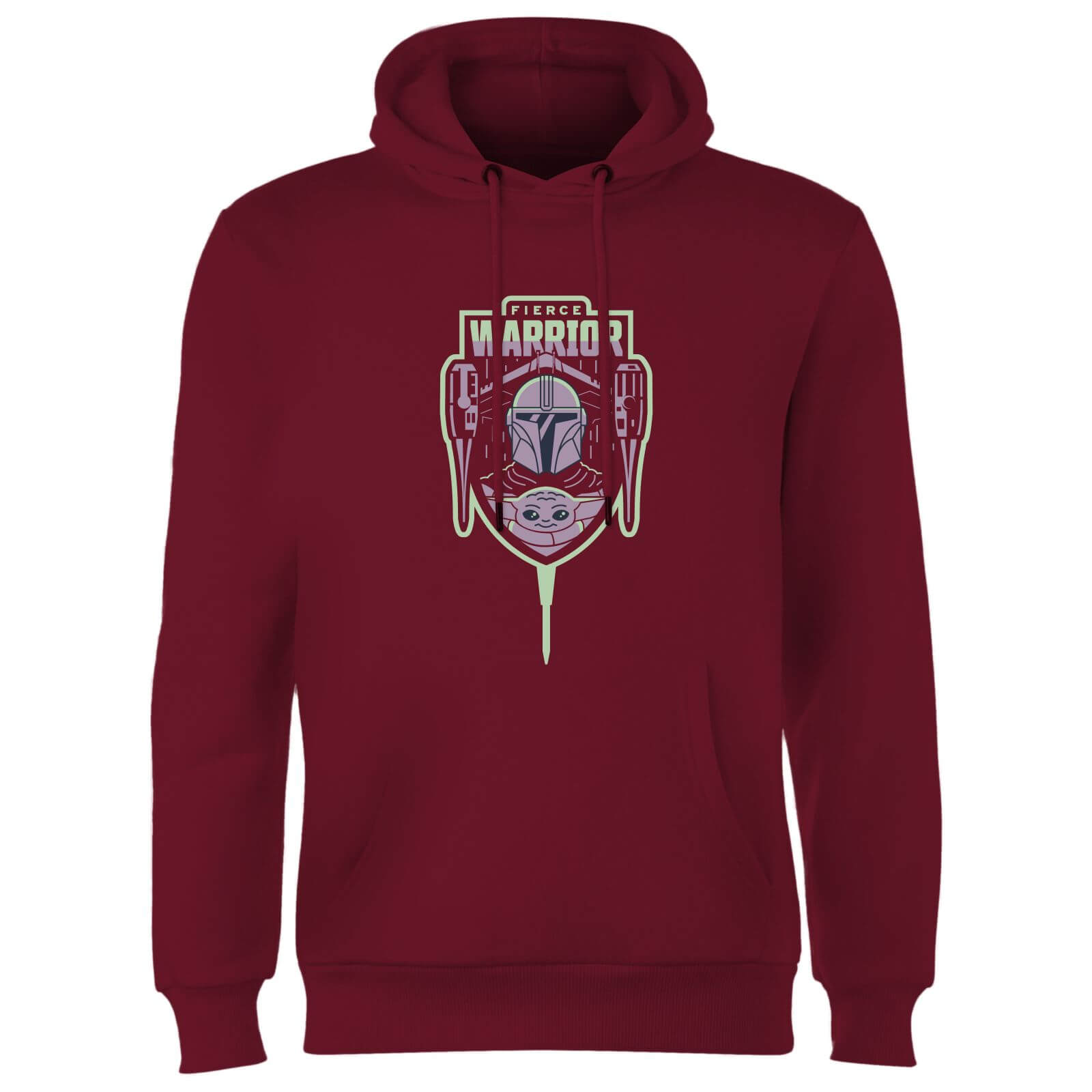 

Star Wars The Mandalorian Fierce Warrior Hoodie - Burgundy - M