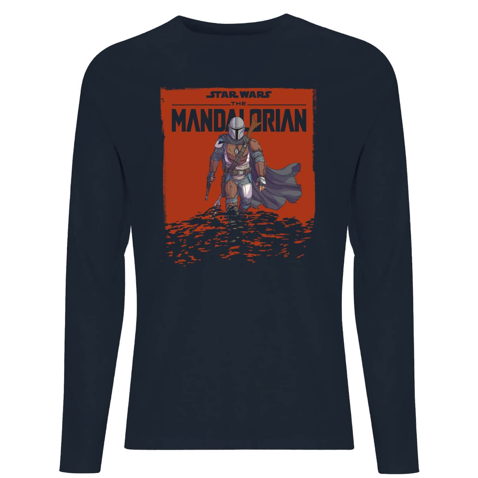 

Star Wars The Mandalorian Storm Men's Long Sleeve T-Shirt - Navy - XL