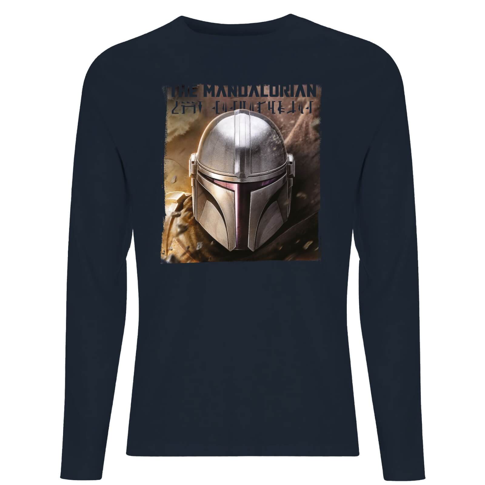 

Star Wars The Mandalorian Focus Men's Long Sleeve T-Shirt - Navy - L