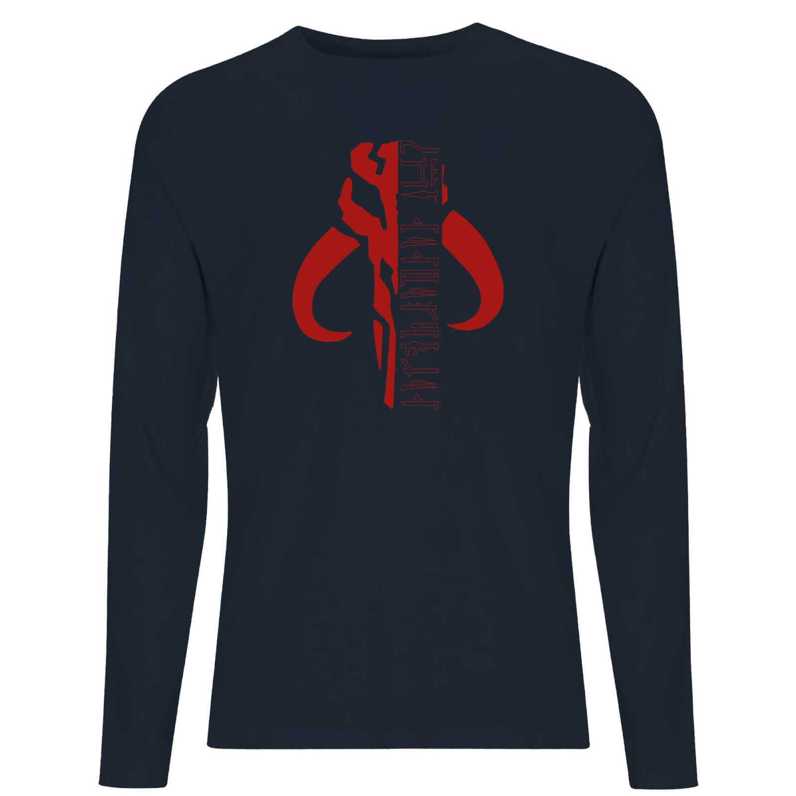 

Star Wars The Mandalorian Mando Badge Men's Long Sleeve T-Shirt - Navy - XS