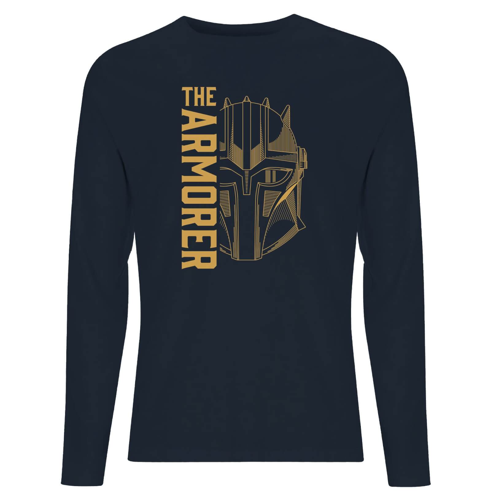 

Star Wars The Mandalorian The Armorer Men's Long Sleeve T-Shirt - Navy - S