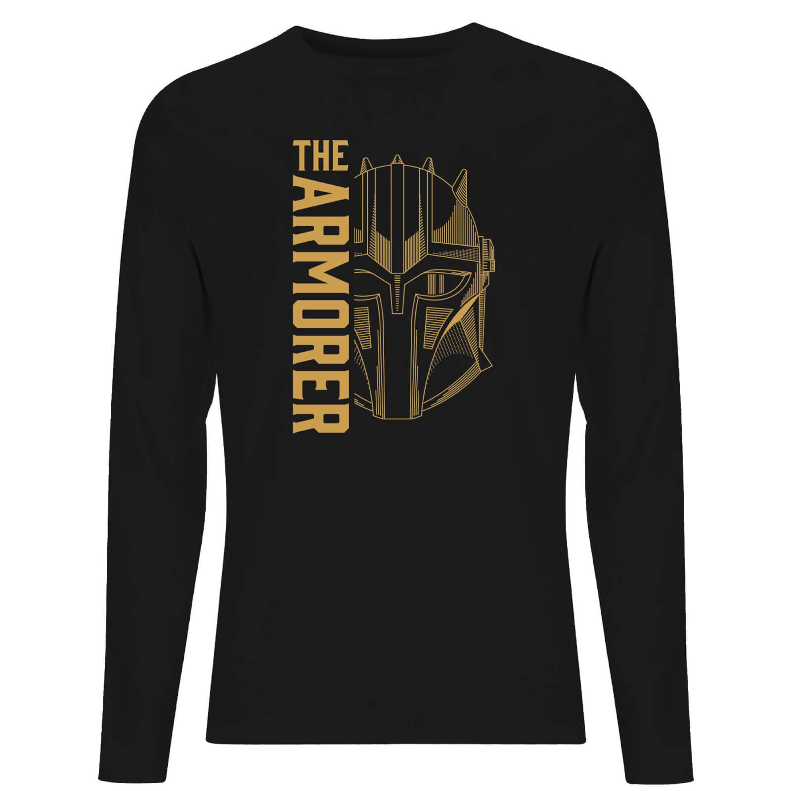 Star Wars The Mandalorian The Armorer Men's Long Sleeve T-Shirt - Black - M