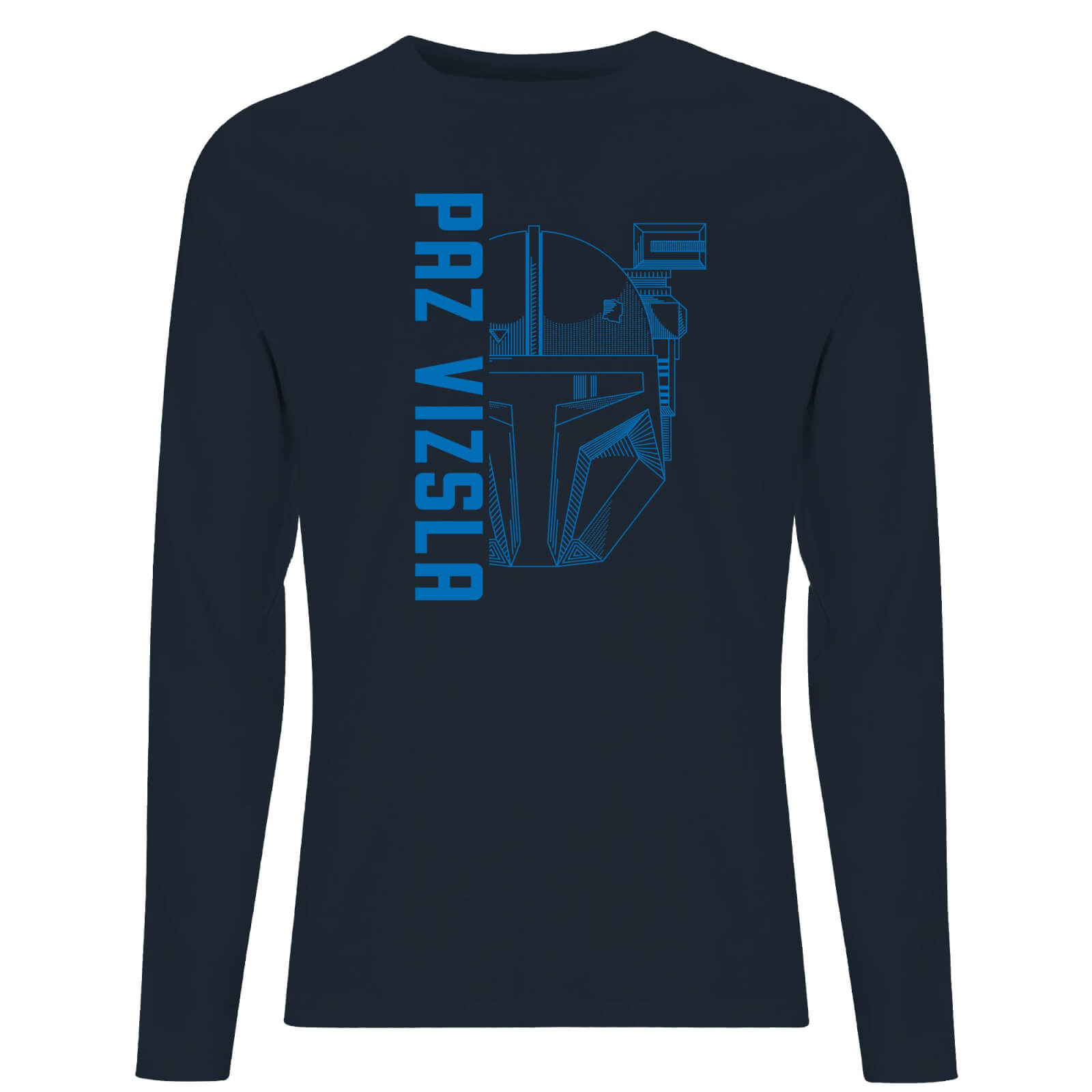 

Star Wars The Mandalorian Paz Vizsla Men's Long Sleeve T-Shirt - Navy - XXL