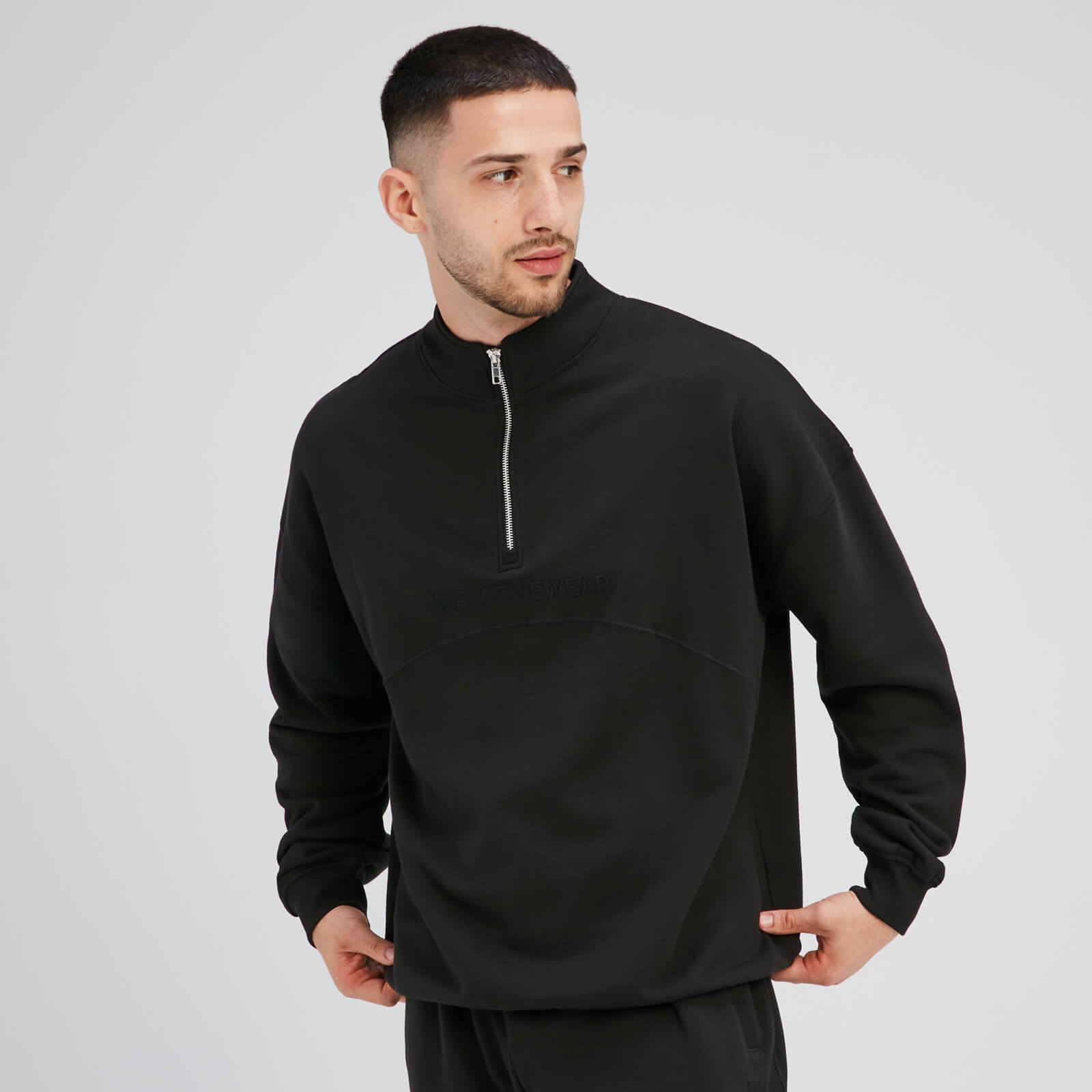 MP Men's Rest Day 1/4 Zip - Black