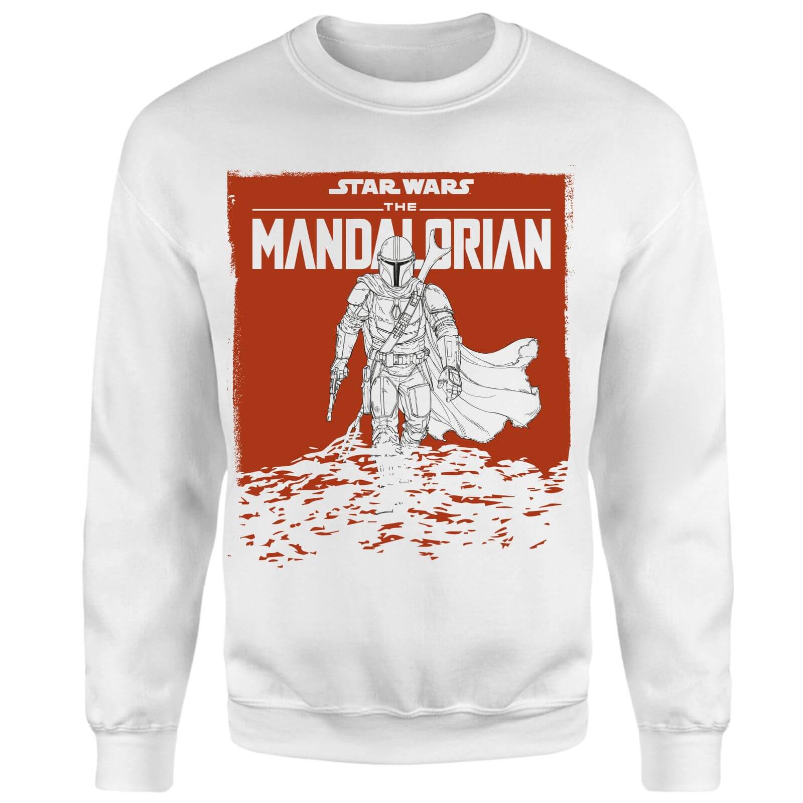 

Star Wars The Mandalorian Storm Sweatshirt - White - M