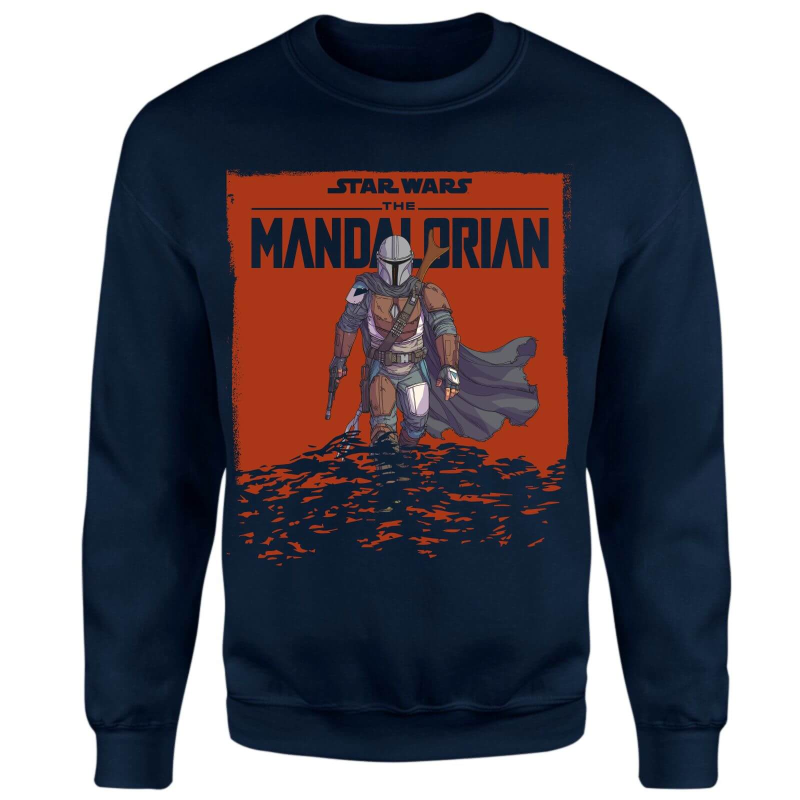 Star Wars The Mandalorian Storm Sweatshirt - Navy - S