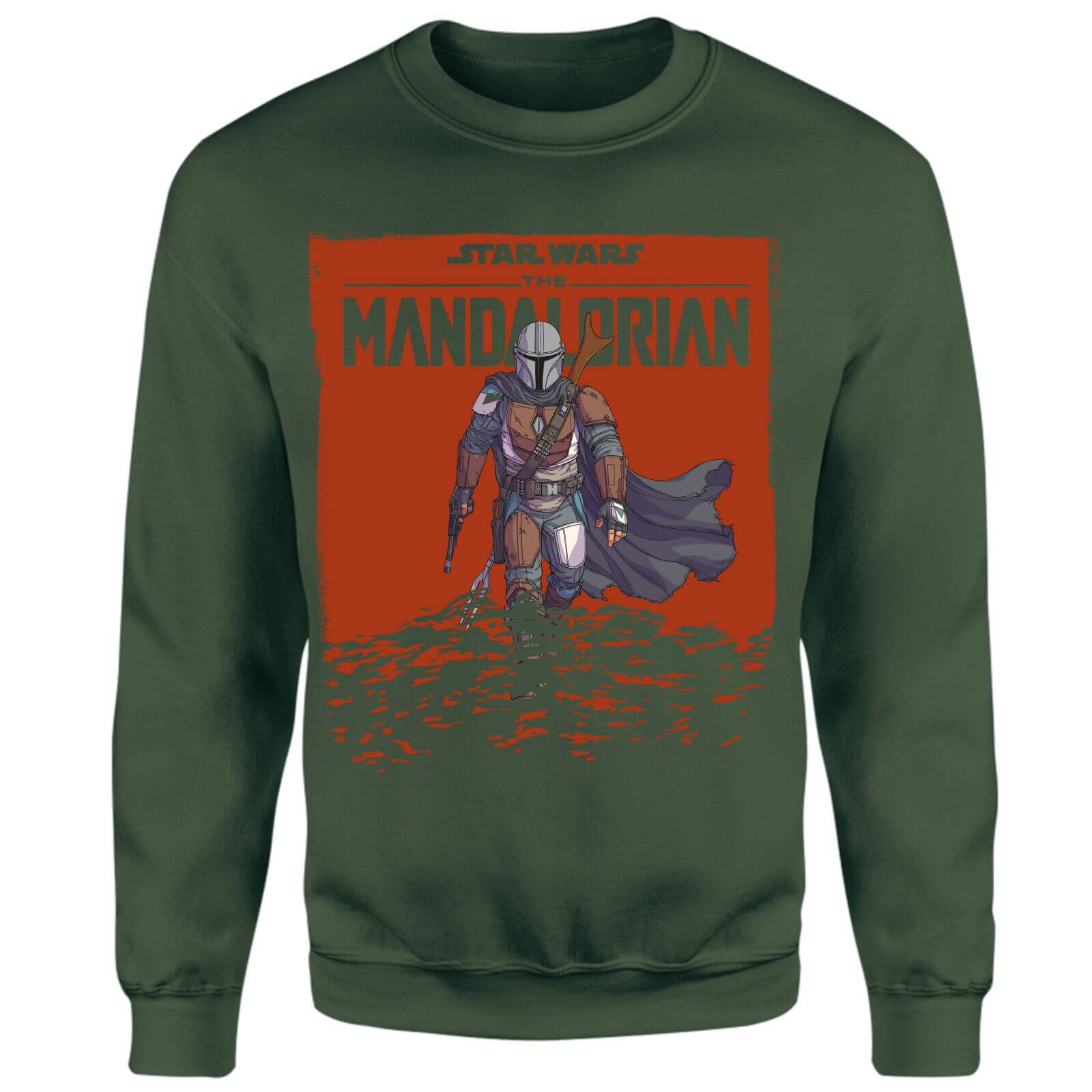 Star Wars The Mandalorian Storm Sweatshirt - Green - XL