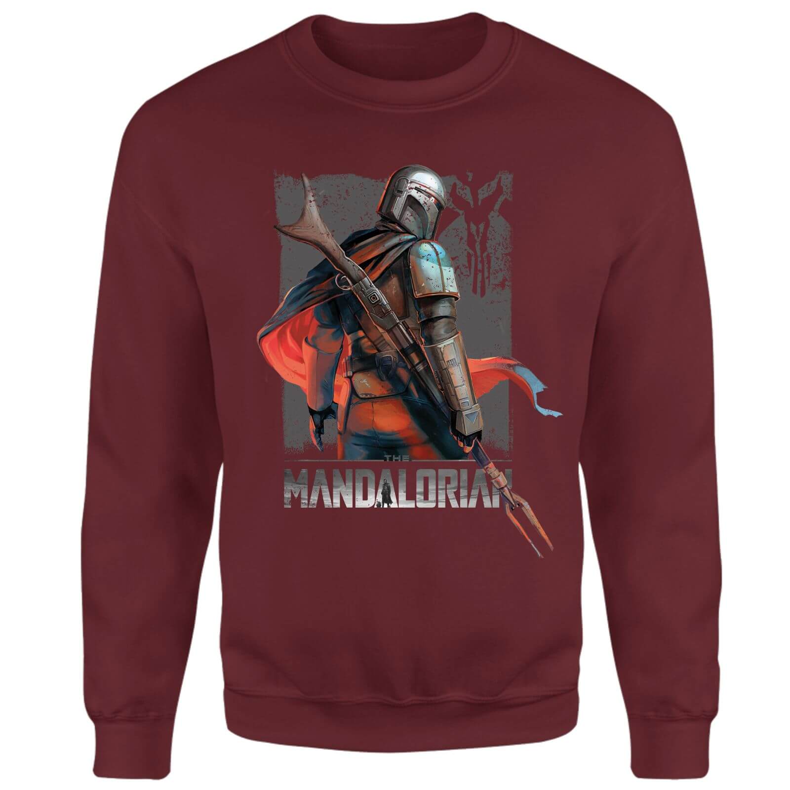 

Star Wars The Mandalorian Colour Edit Sweatshirt - Burgundy - L