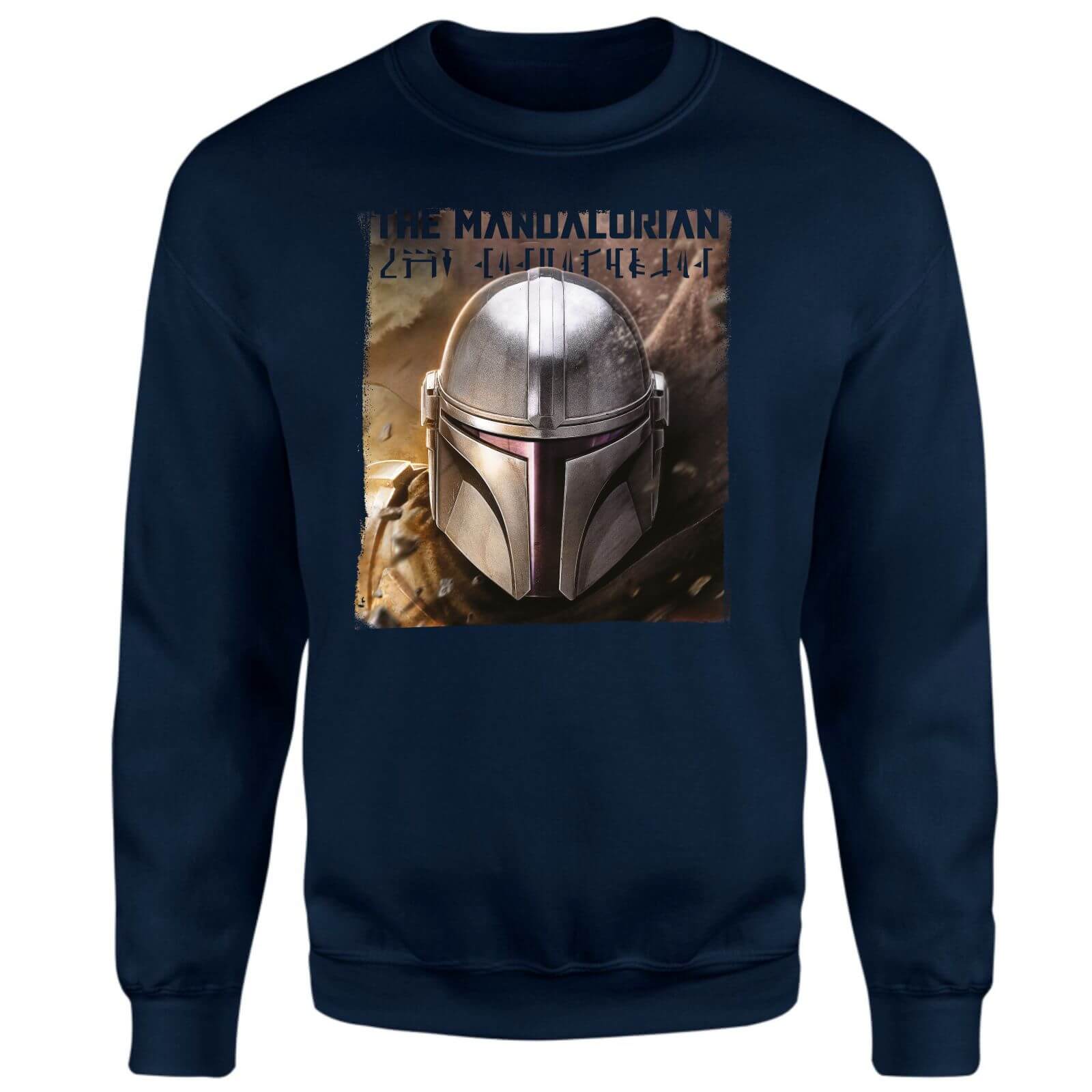 Star Wars The Mandalorian Focus Sweatshirt - Navy - L