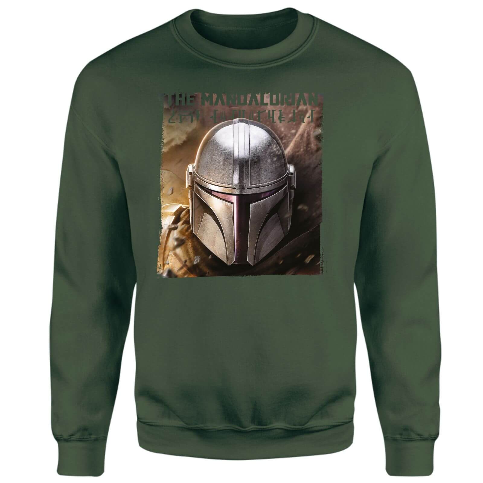 Star Wars The Mandalorian Focus Sweatshirt - Green - XXL